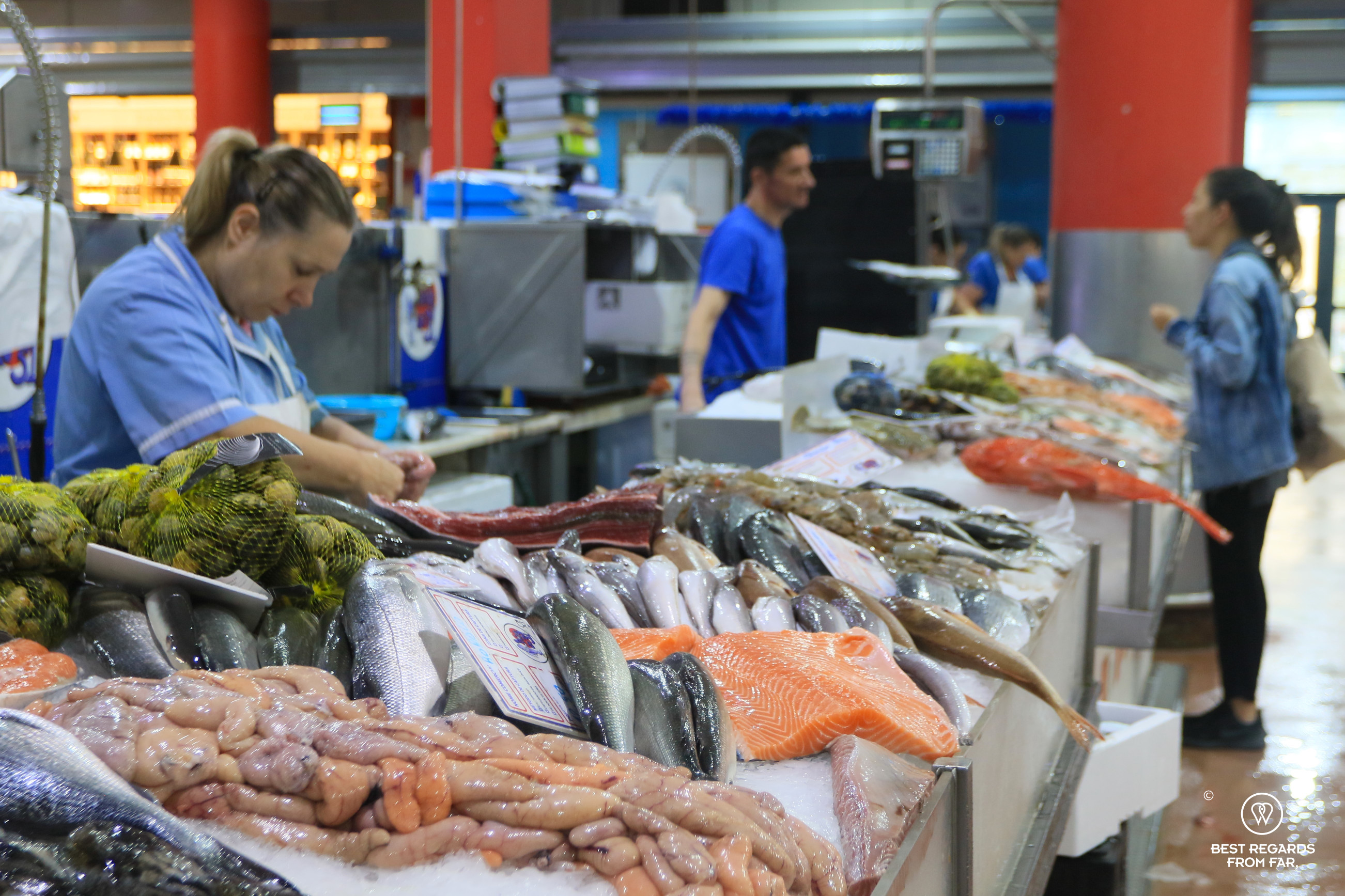 The fish market in Lisbon