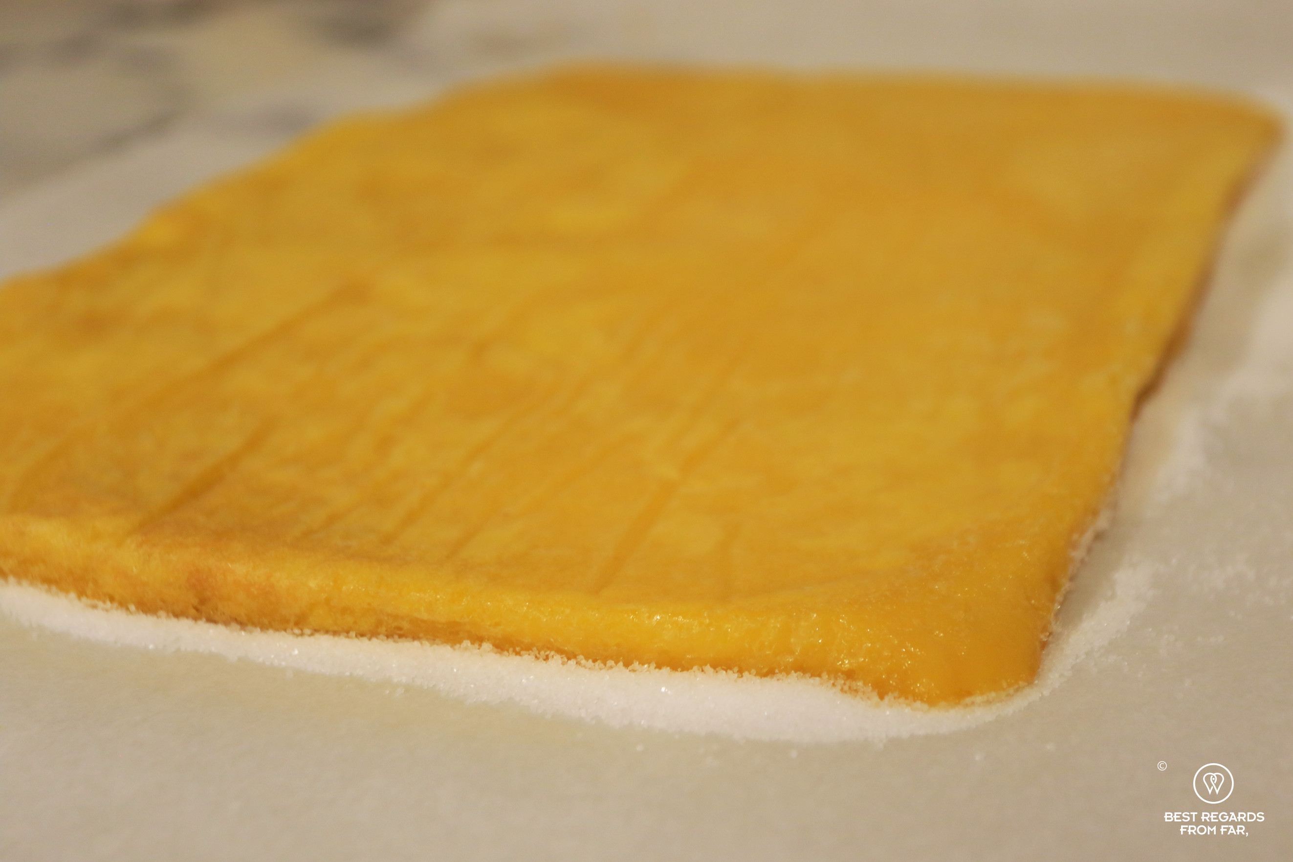 The baked orange-roll cake, Cooking class Lisbon