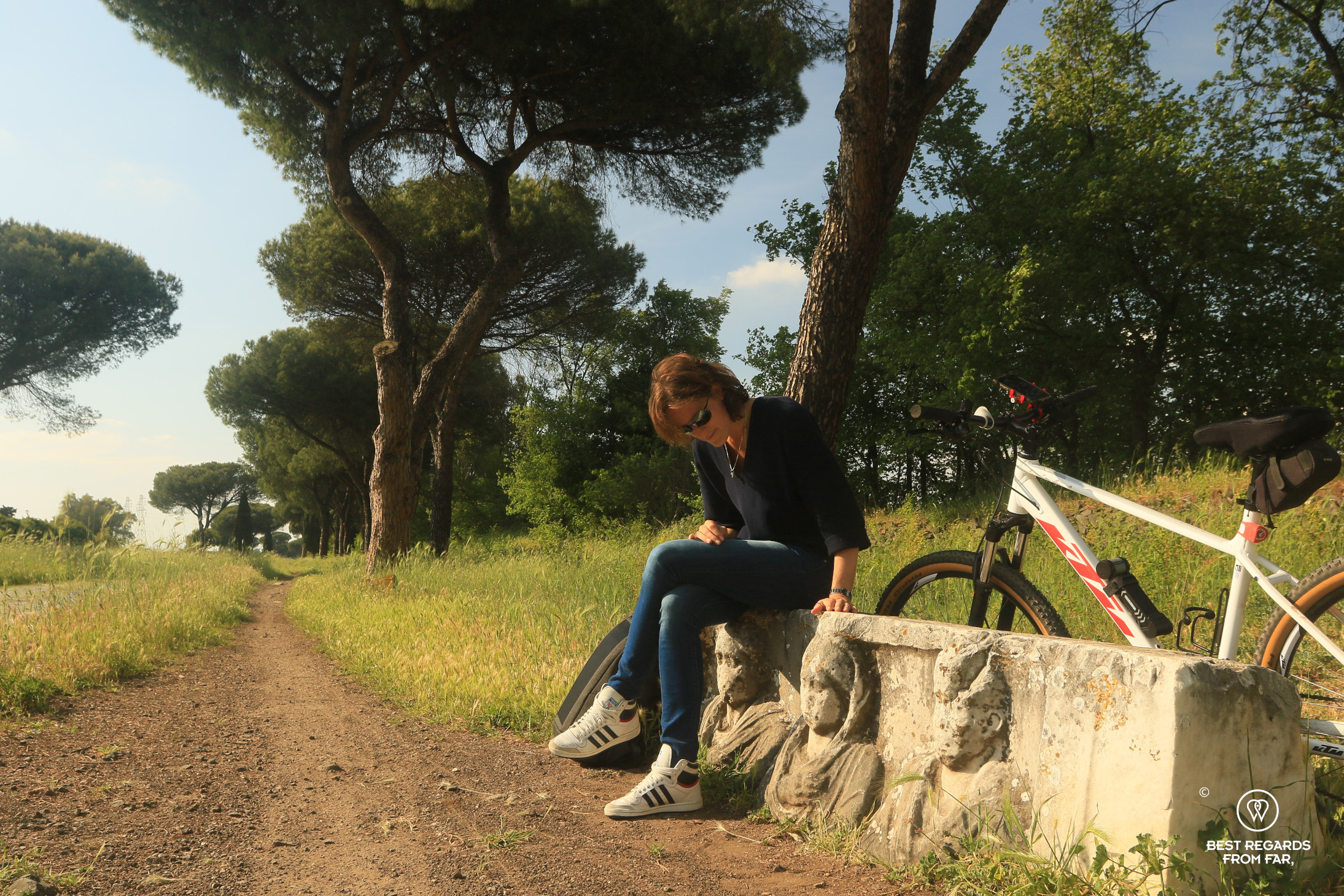 Resting along the Via Appia, Rome