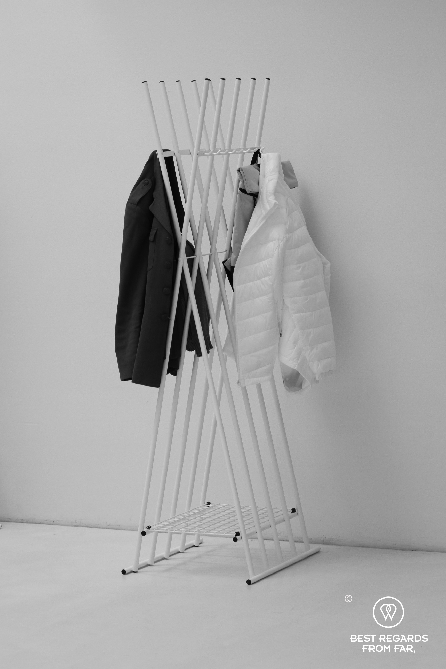 Detail in black and white at the Amos Rex Museum, Helsinki