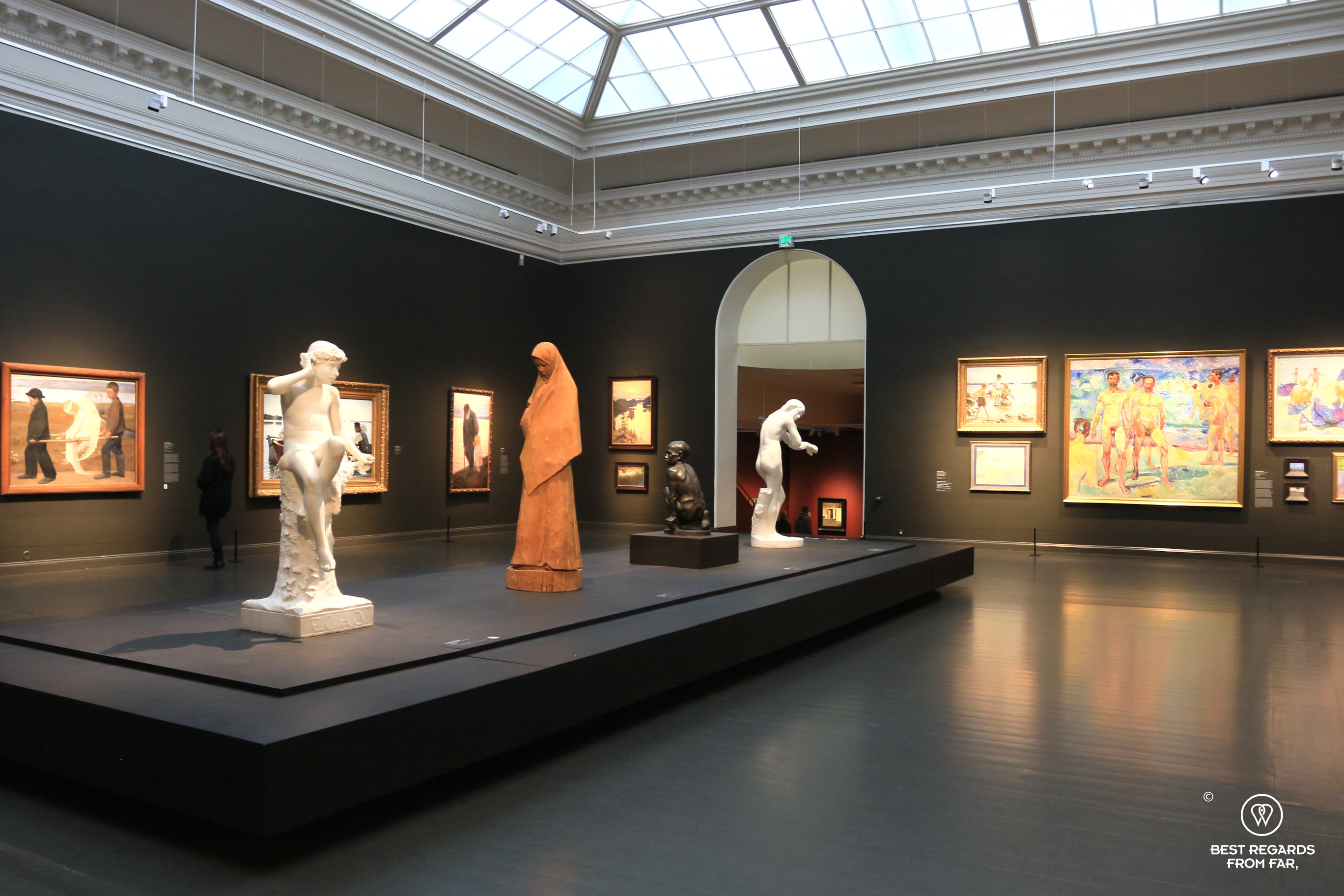 Inside the Ateneum Museum, Helsinki