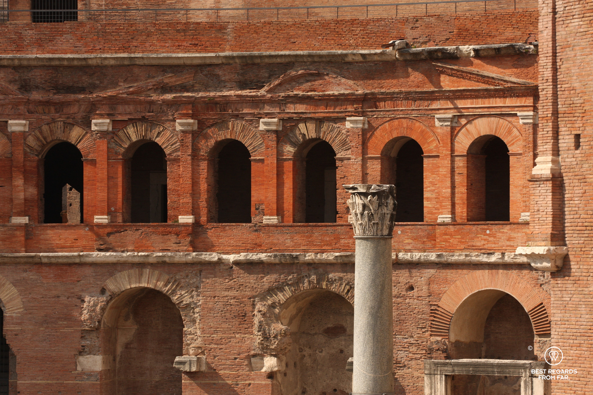 Interior of the Colosseum, Rome, Italy