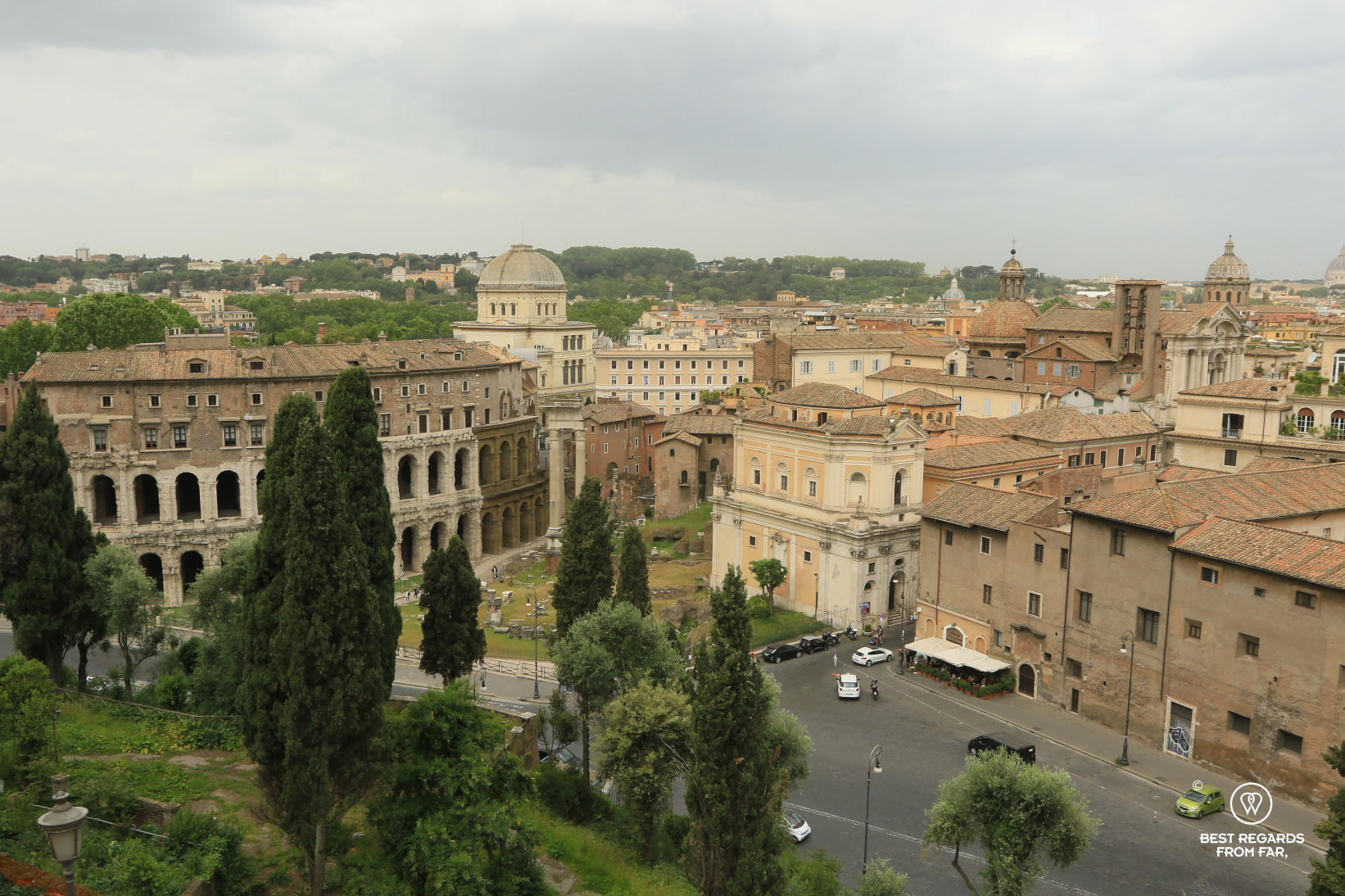 View from the Capitoline Museum, Rome, Italy