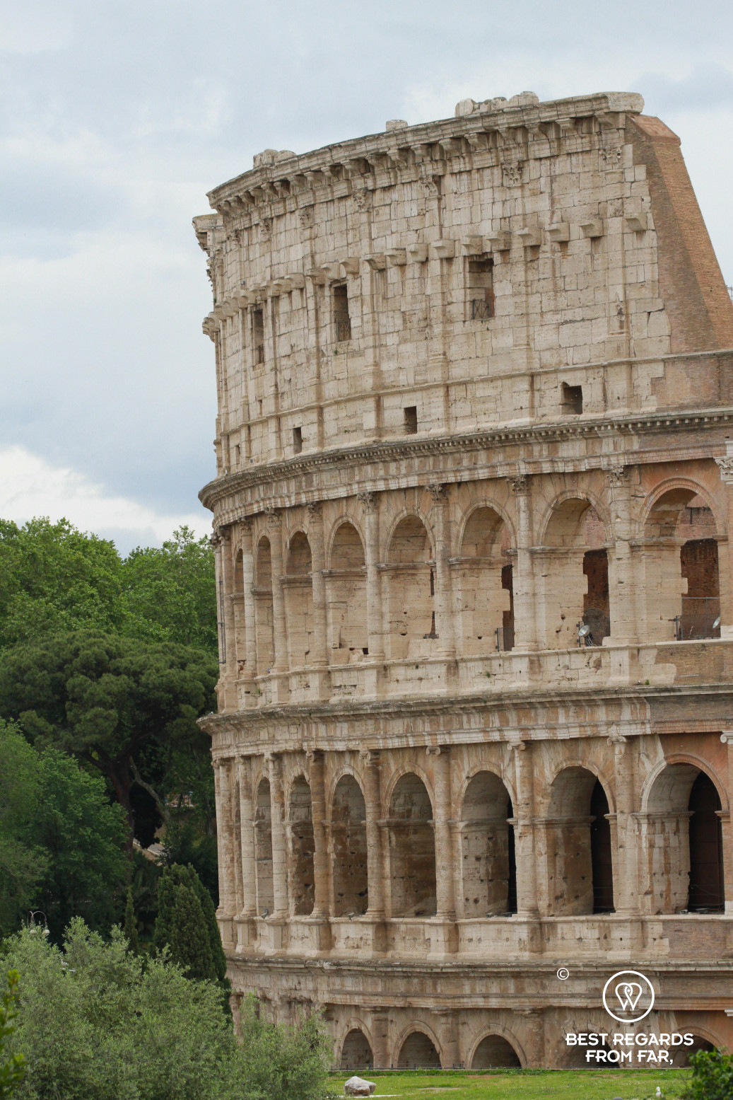 Colosseum from the outside, Rome, Italy