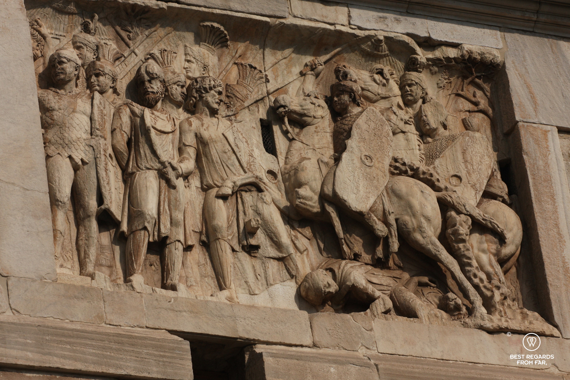 Detail of the Colosseum