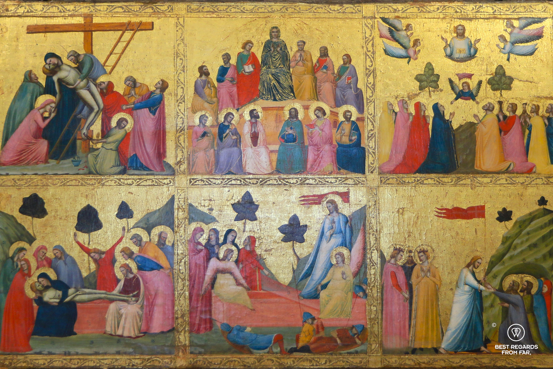 Stories of the passion of the Christ by Giovanni Baronzo, Barberini Palace, Rome, Italy