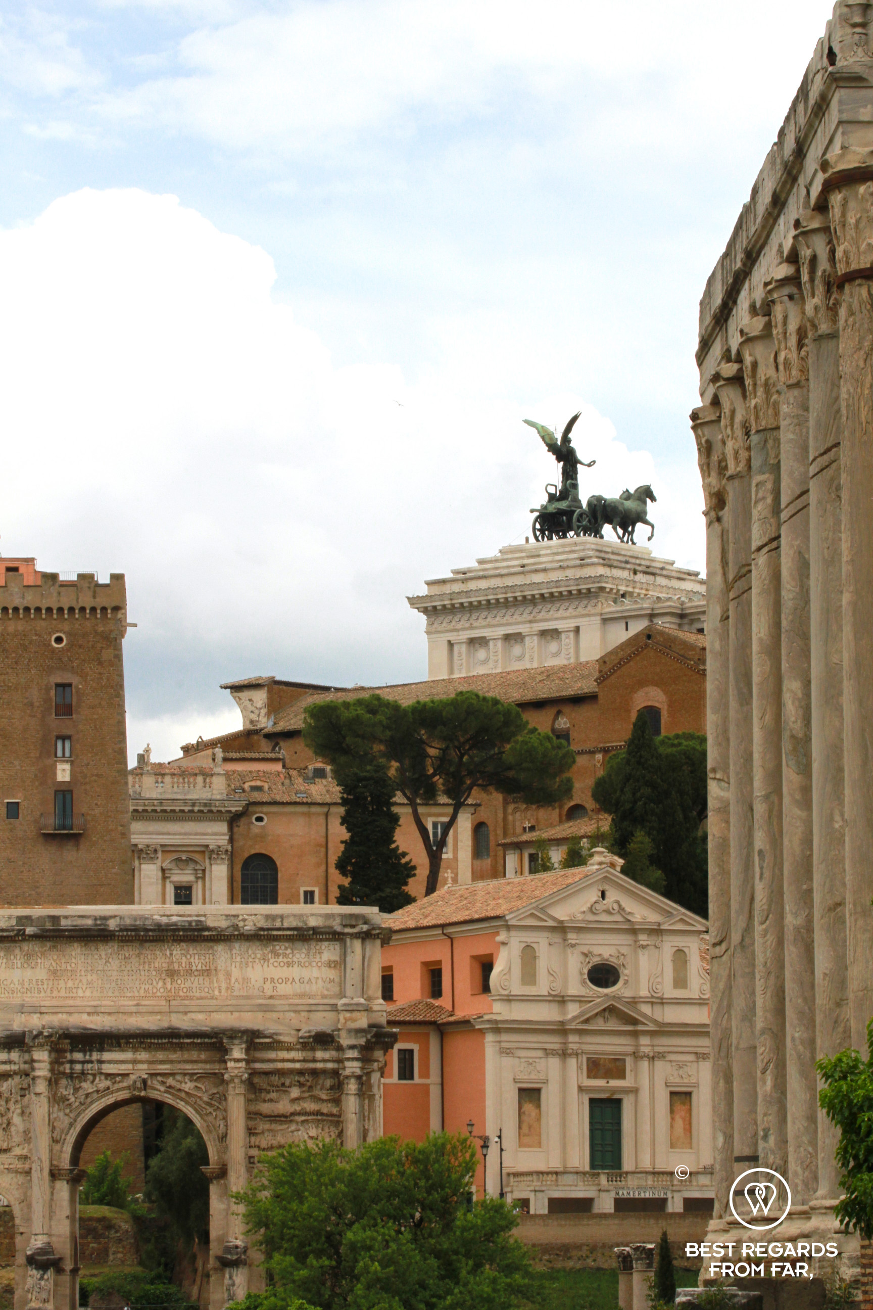 Septimius Severus Arch, Roman Forum, Rome, Italy