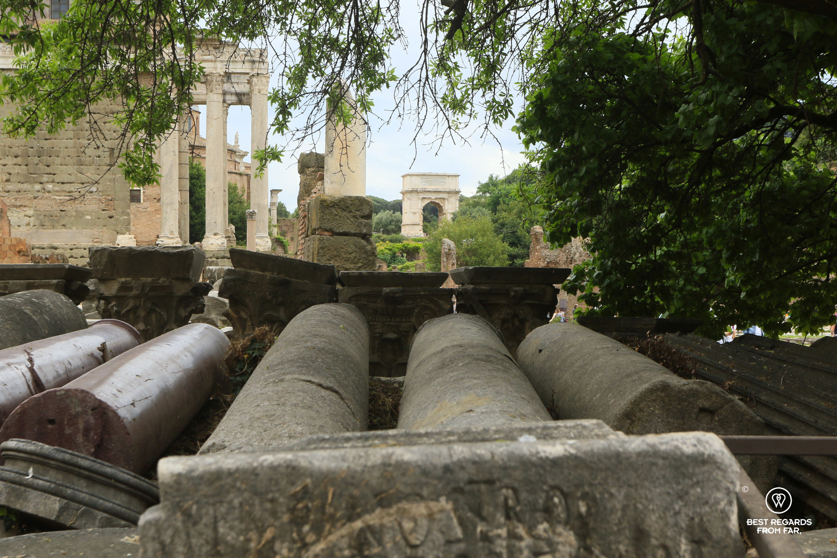 Titus Arch, Roman Forum, Rome, Italy