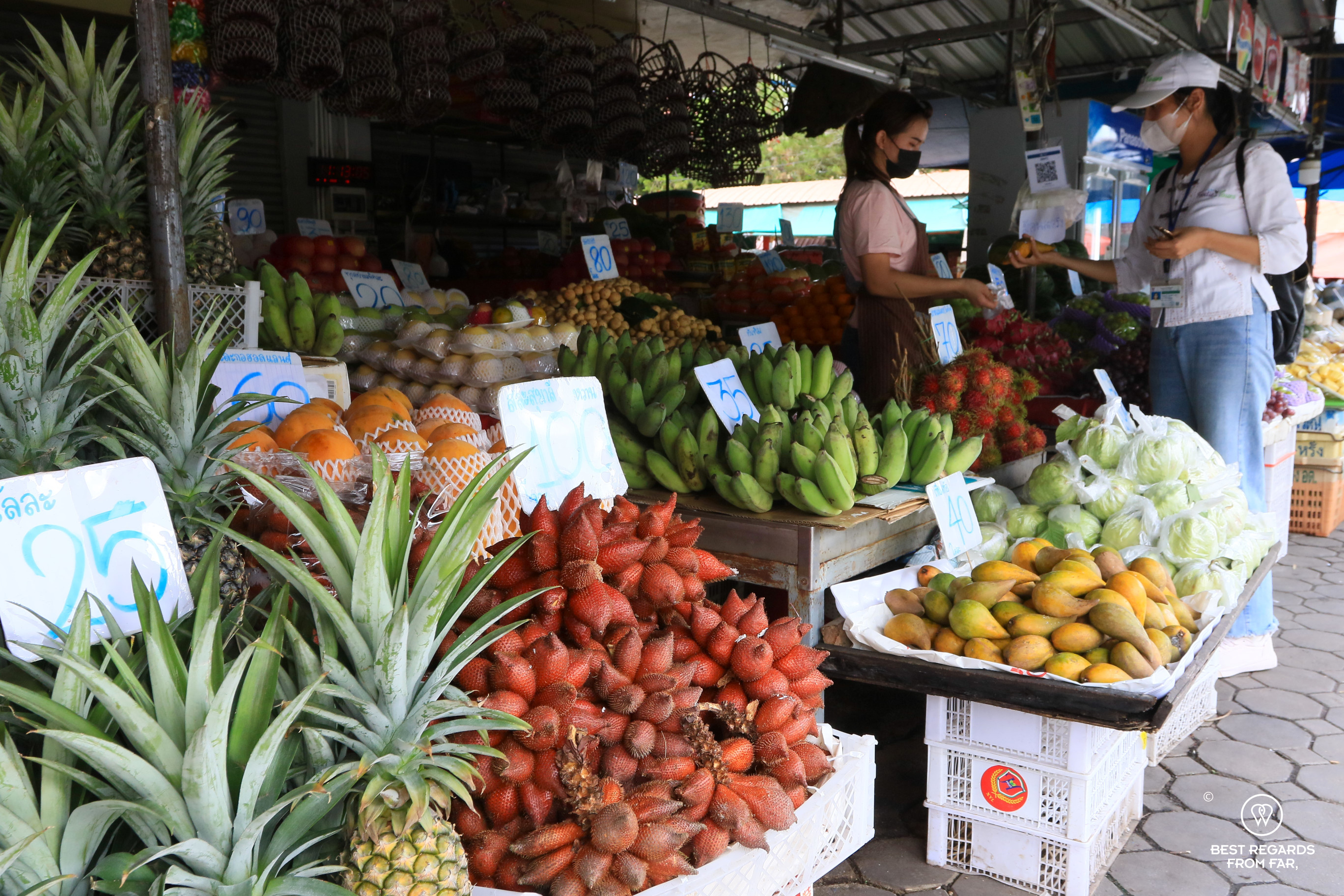 Thai fruit market