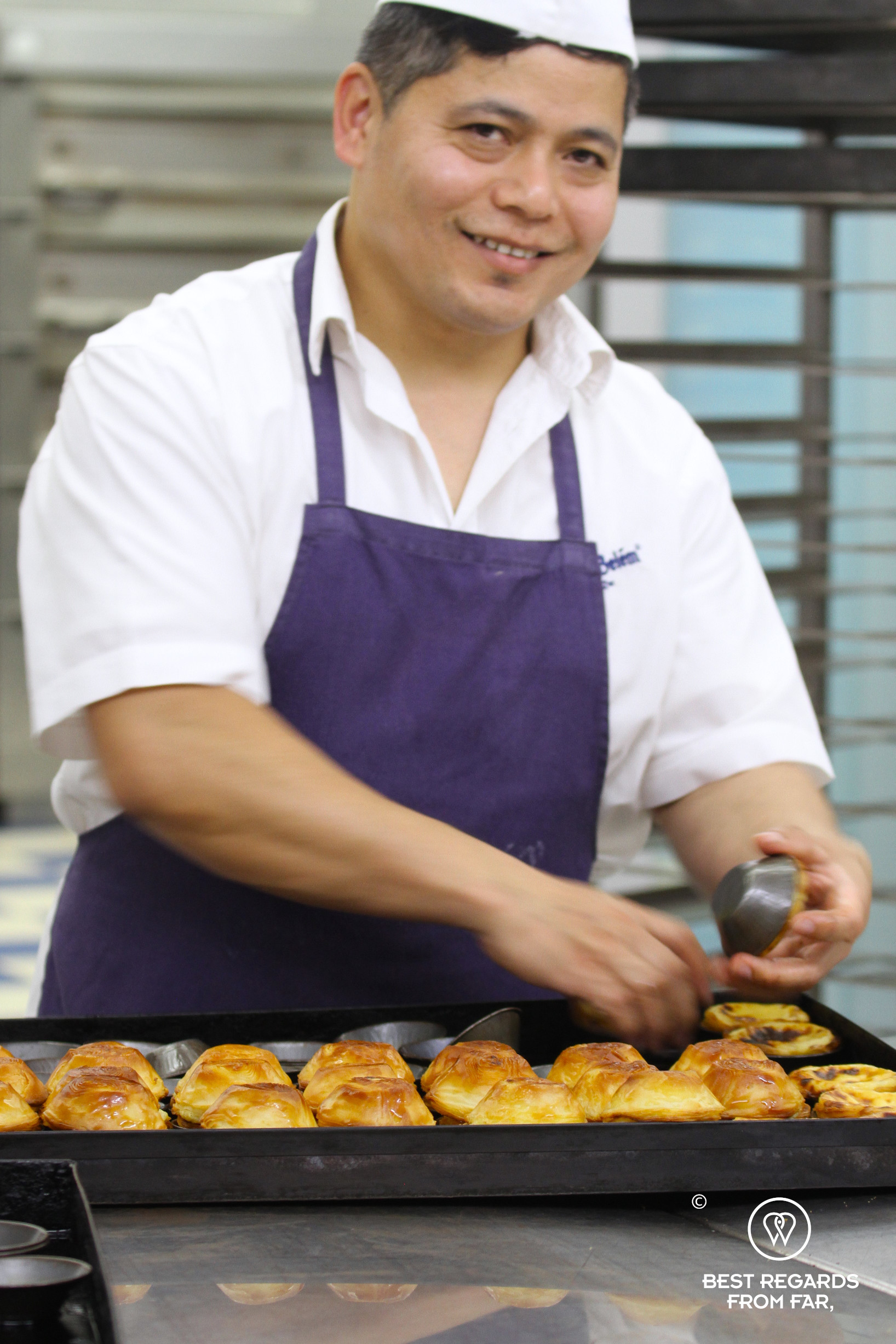 Baking Pasteis de Belém, Lisbon