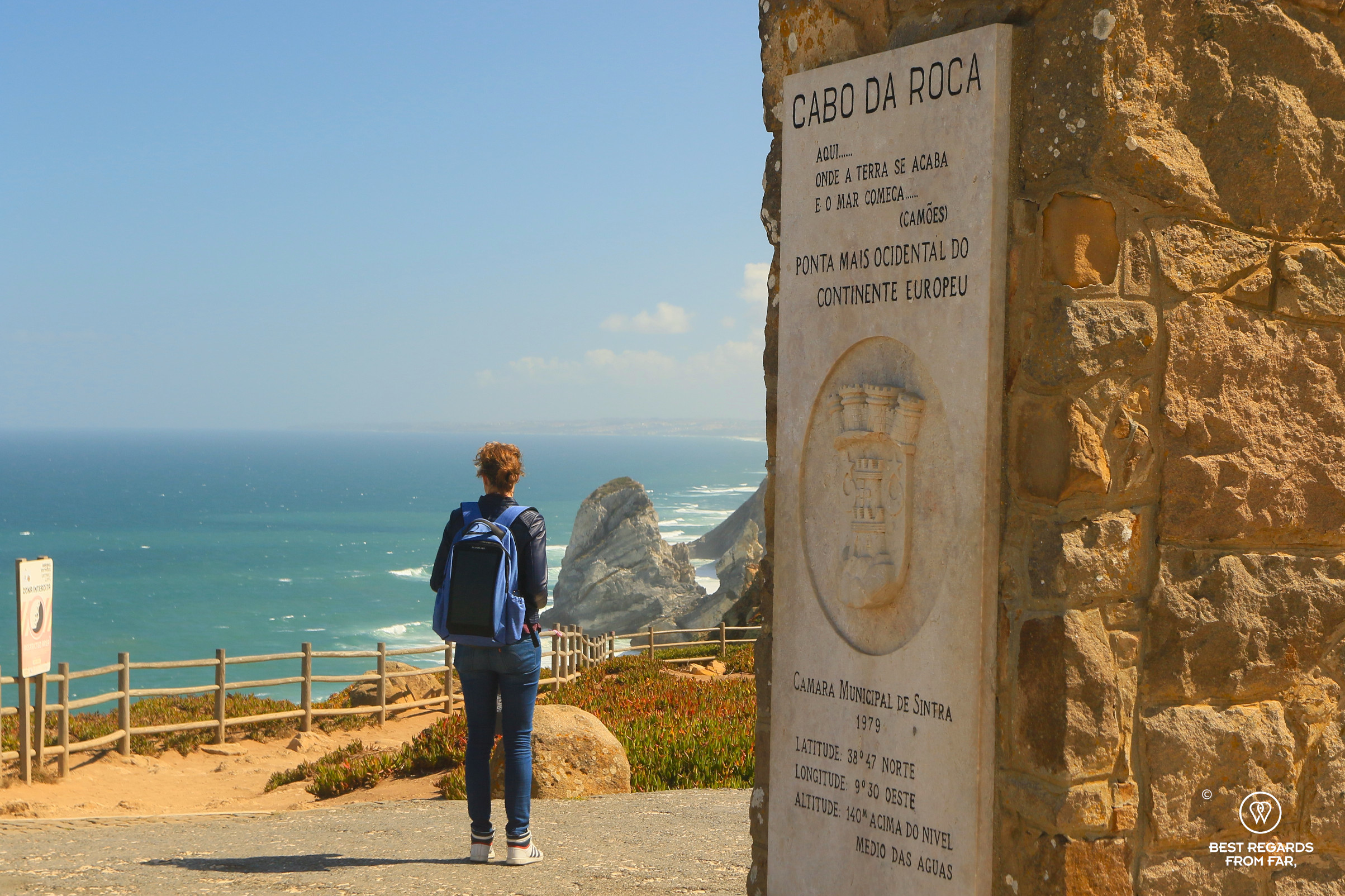 Cabo da Roca, Westernmost point of Europe, Portugal