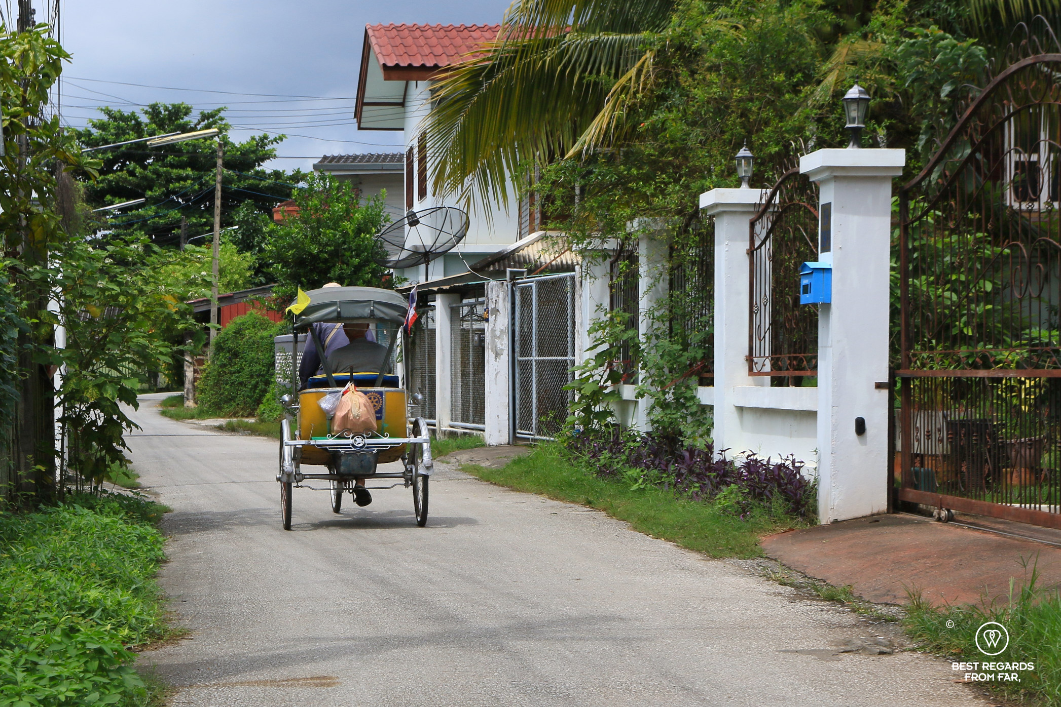 Samlor in the streets of Chiang Mai, Thailand