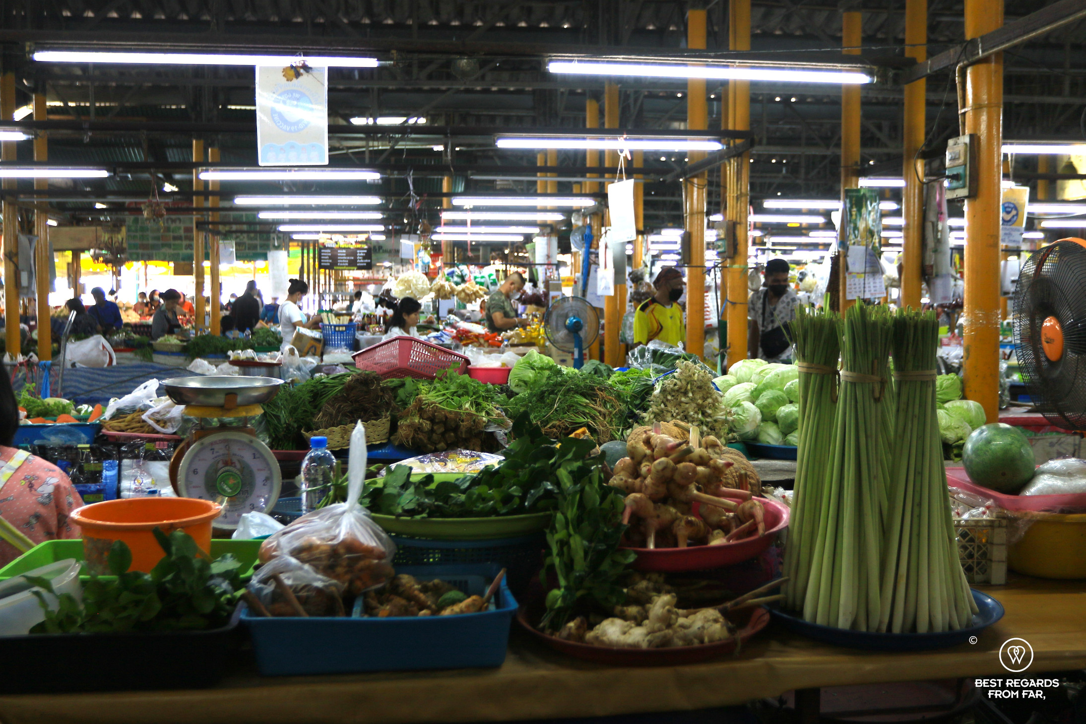 The Thalat San Pa Khoi food market, Chiang Mai