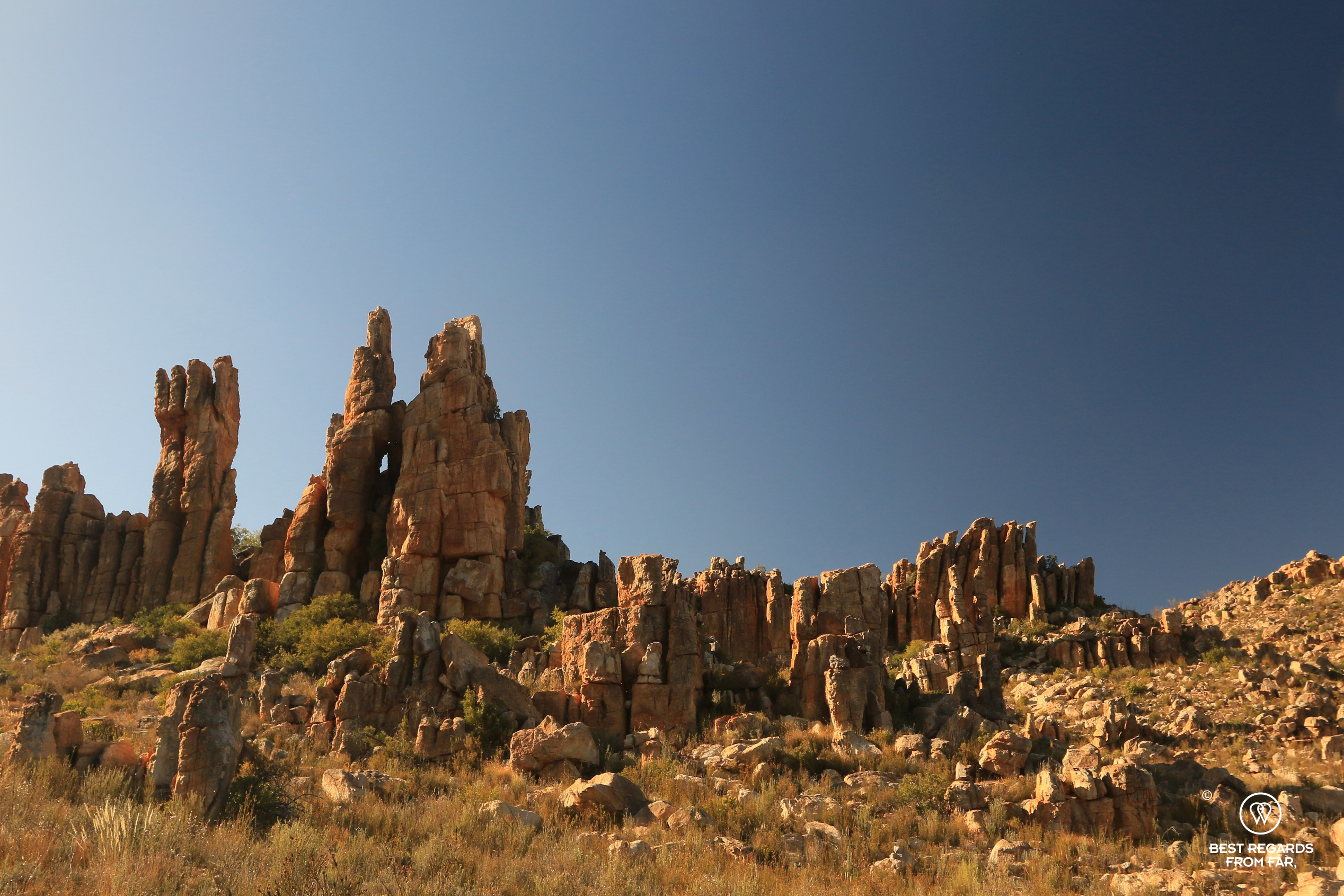 Rock formations along the Lot's Wife trail, Cederberg