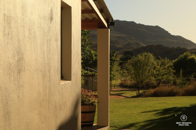 The view from a cabin at Sanddrif in the Cederberg, South Africa