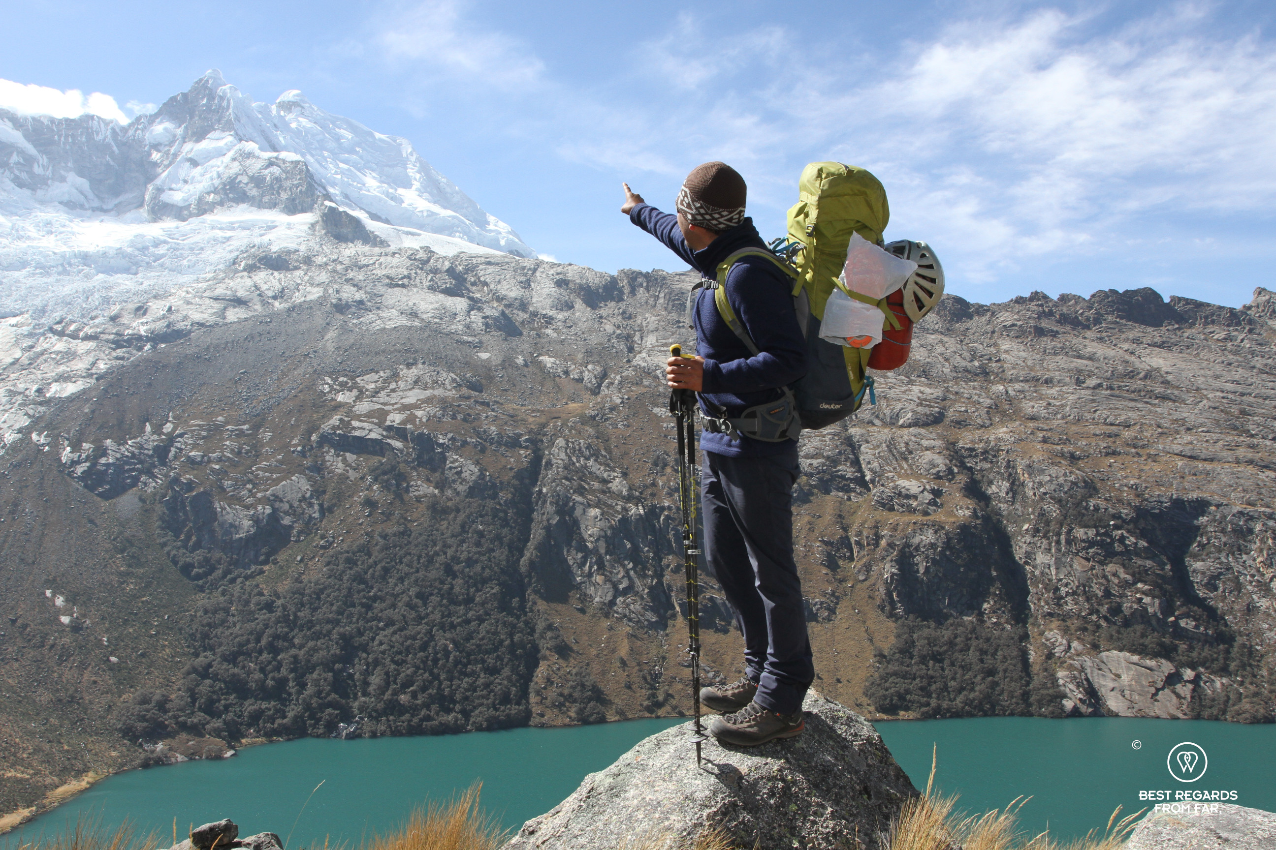 Expedition leader Quique Apolinario with Expe Peru, Peruvian Andes