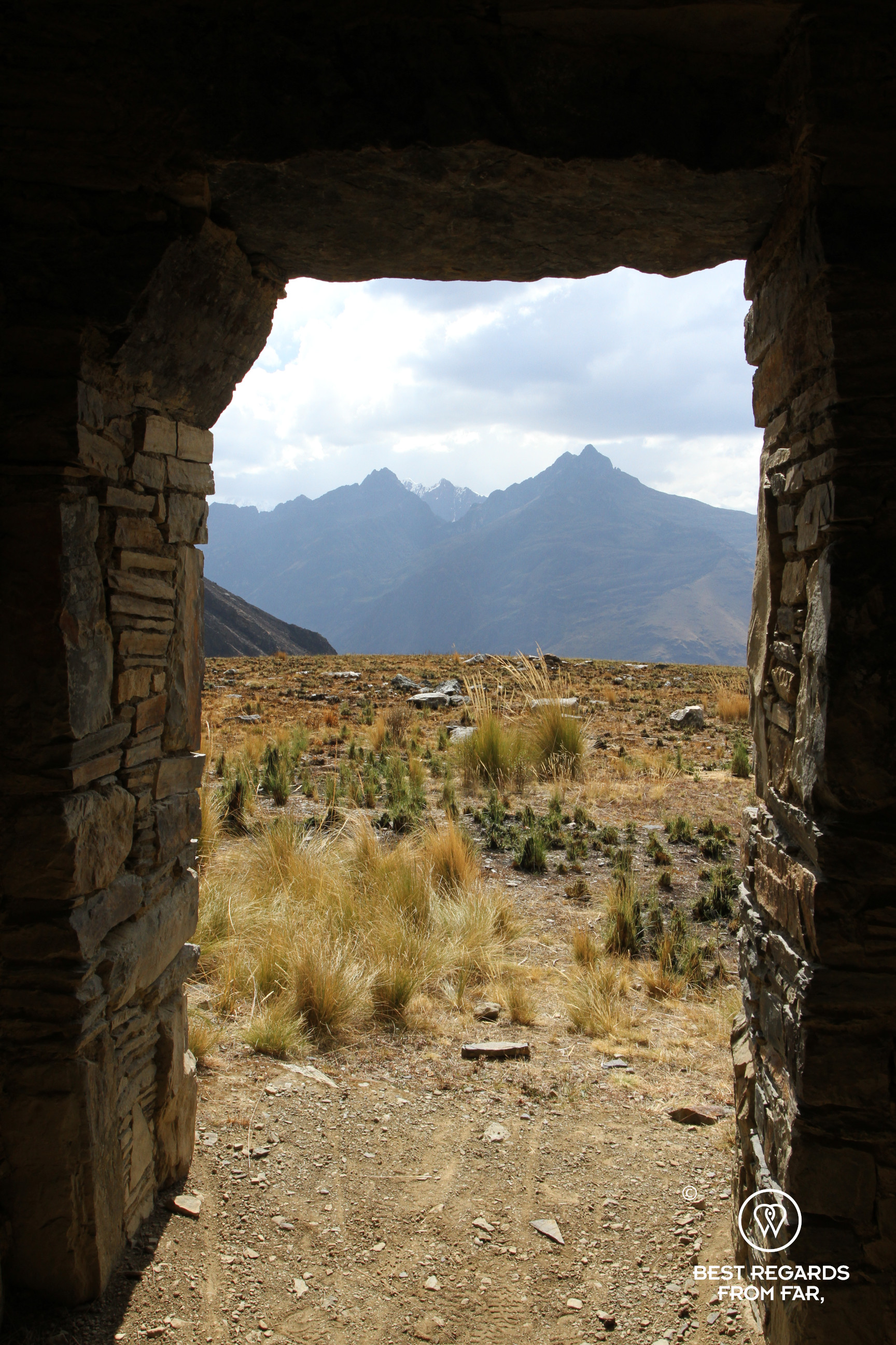 Quisuar ruins, Cordillera Blanca, Peru
