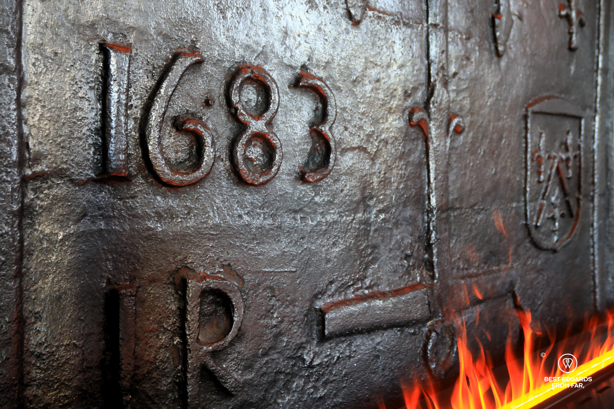 Fireplace detail at Chenonceau, Loire Valley Castles