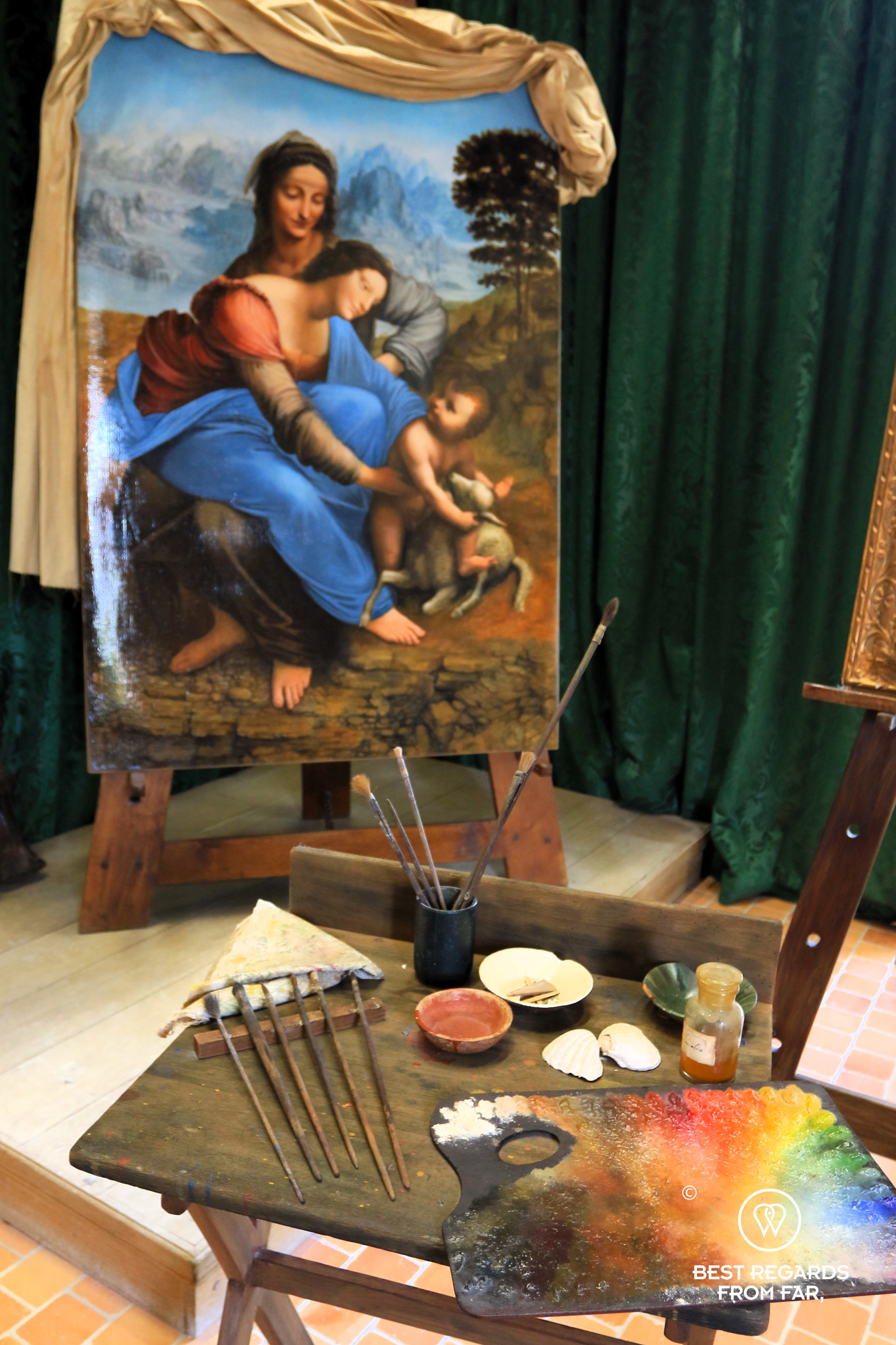 Da Vinci's studio, Clos Lucé castle, Loire Valley Castles