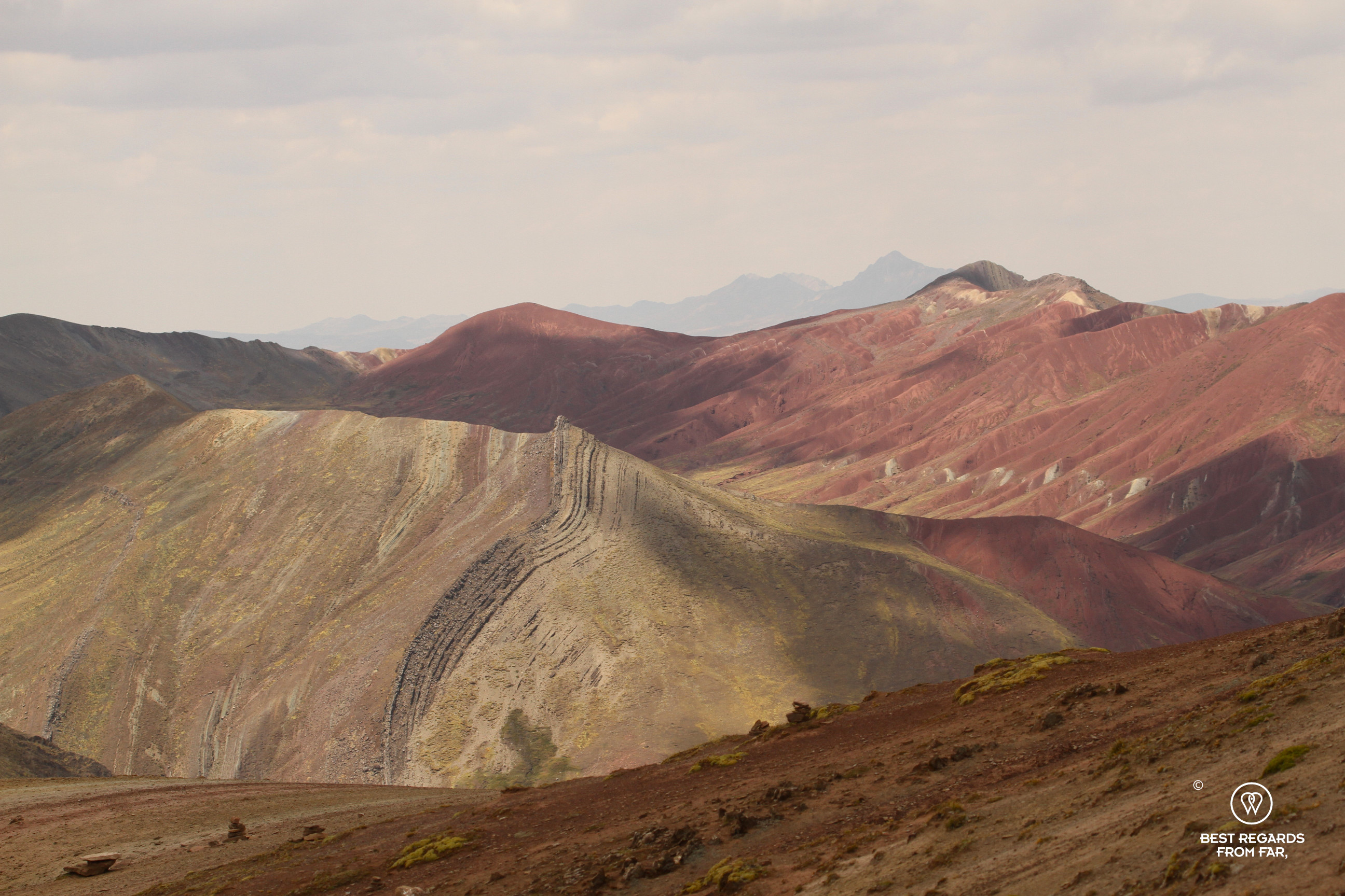 The red mountains of Palcoyo, Andes, Peru