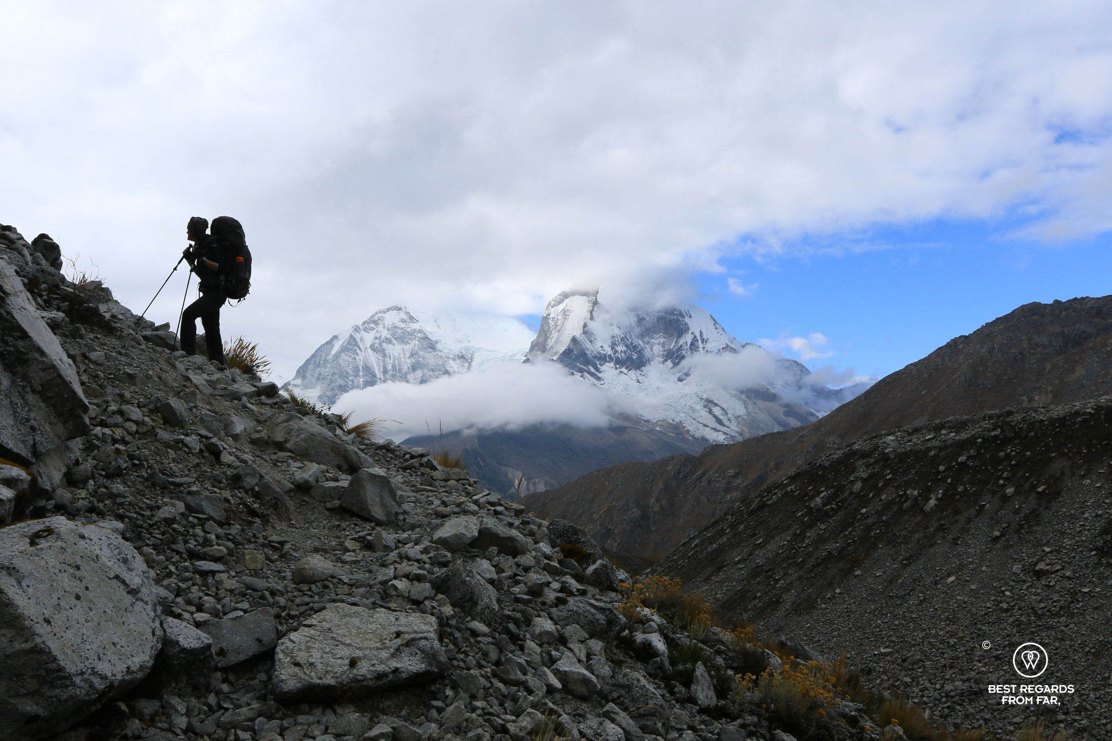 Trekking to Laguna 69 in the Cordillera Blanca