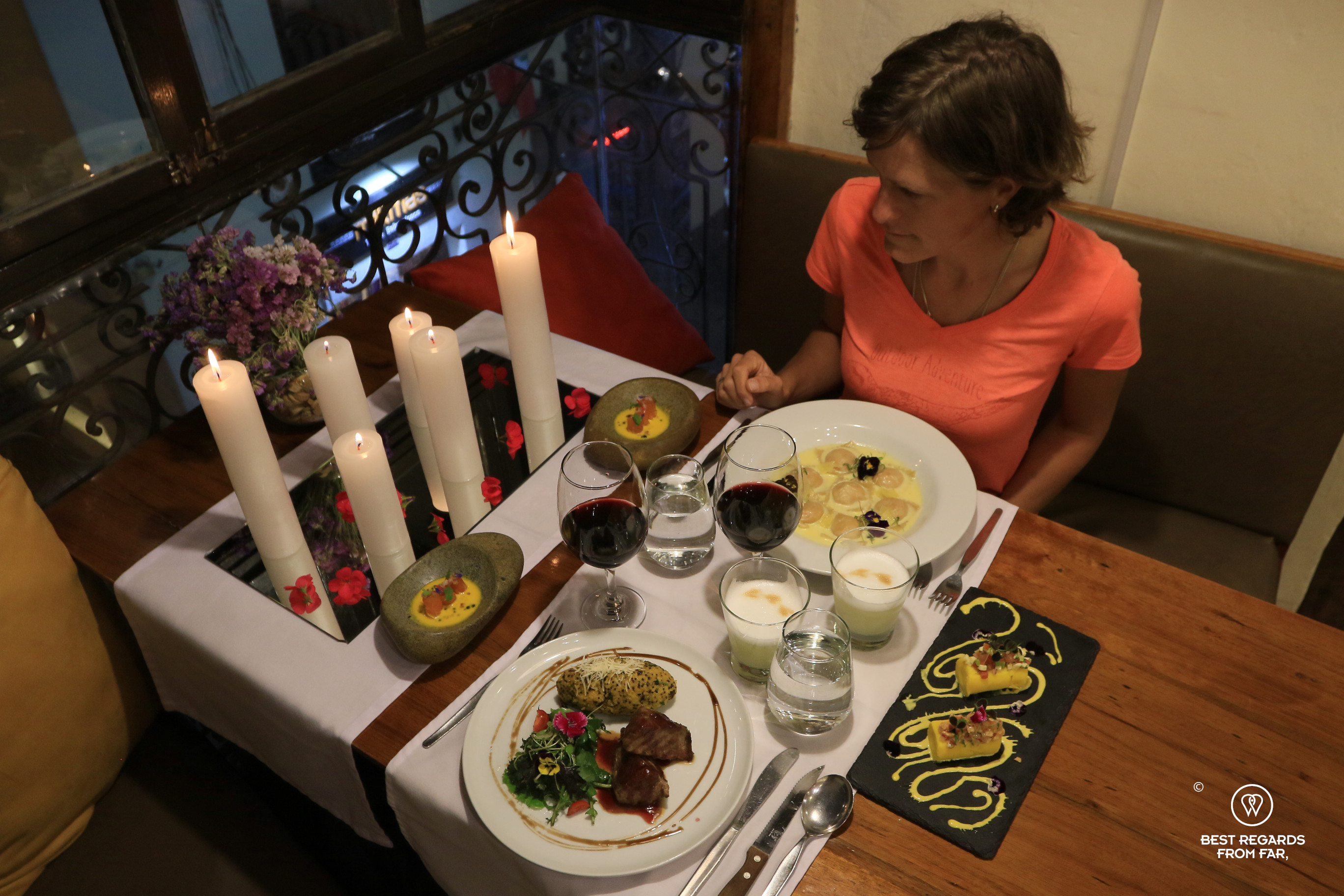 Dinner at A mi manera restaurant in Cusco