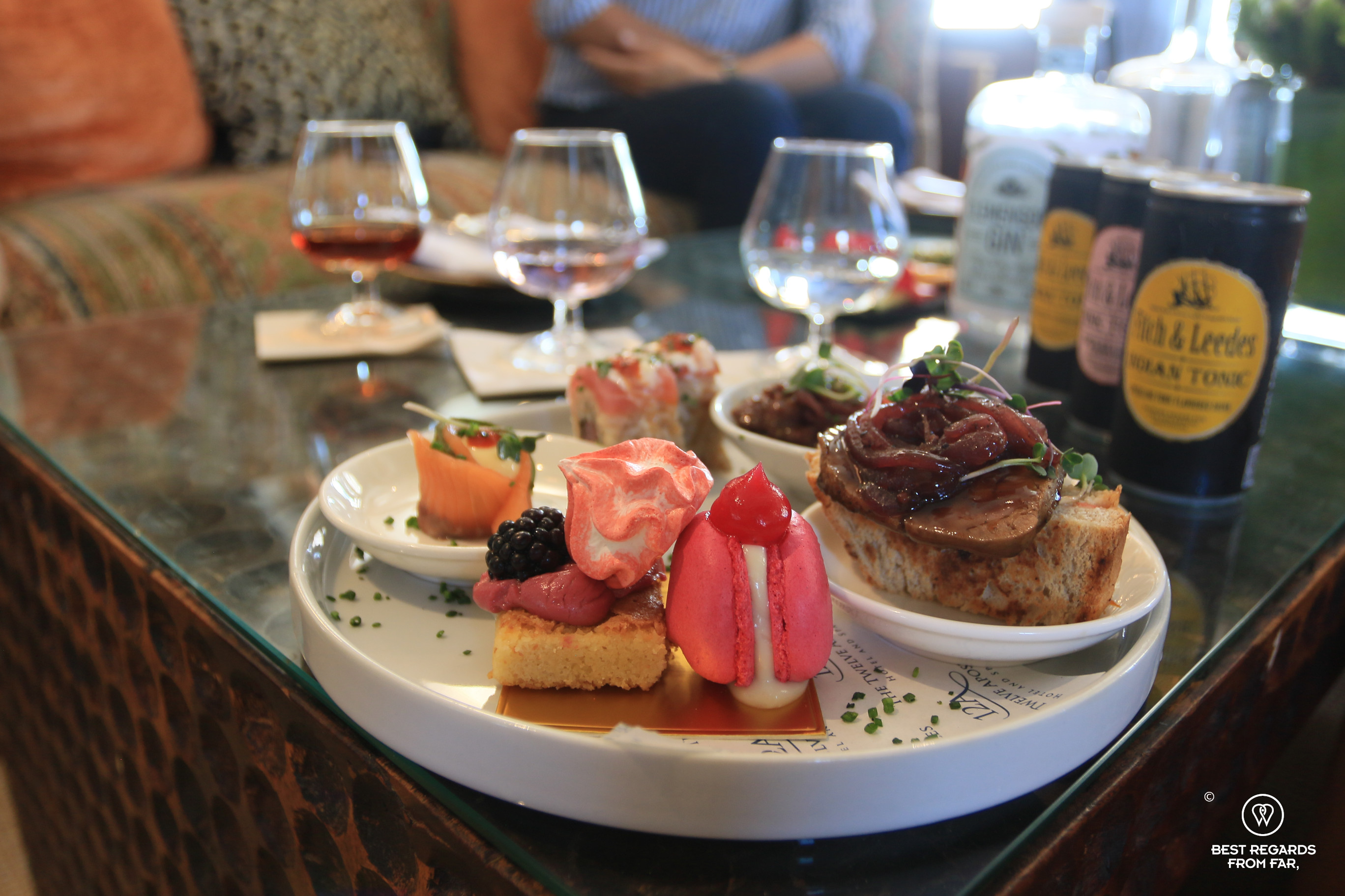 Bites to be paired with gin and tonics at The Leopard Bar, Cape Town