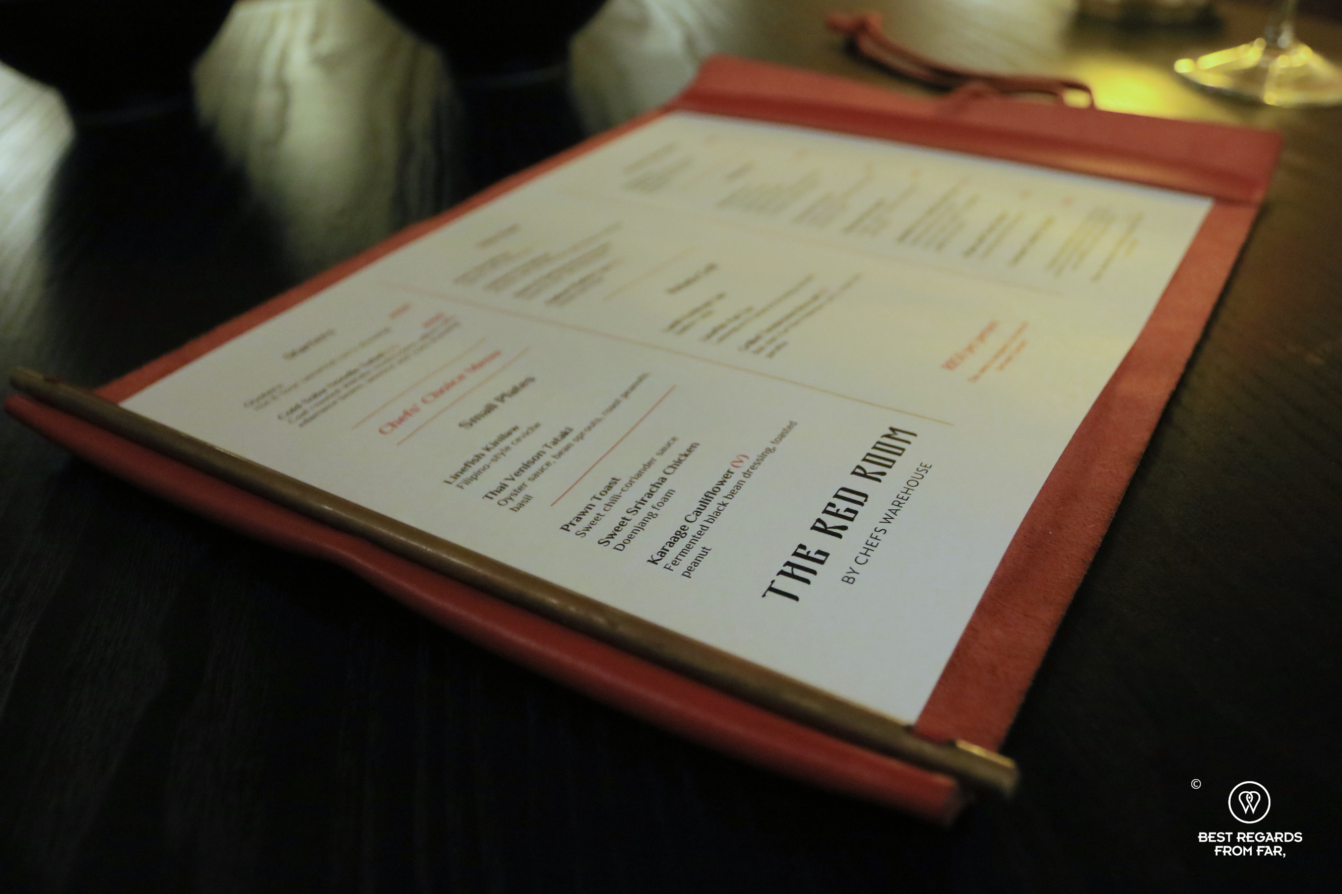 Pan-Asian food at the Red Room, Cape Town