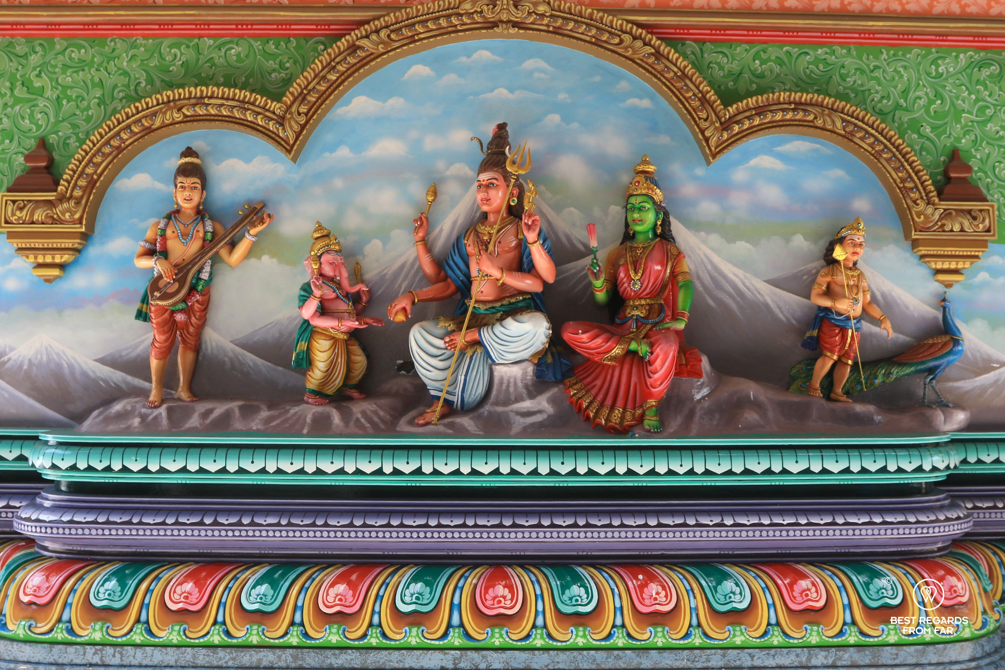 Sri Mahamariamman Temple Detail, Kuala Lumpur, Malaysia