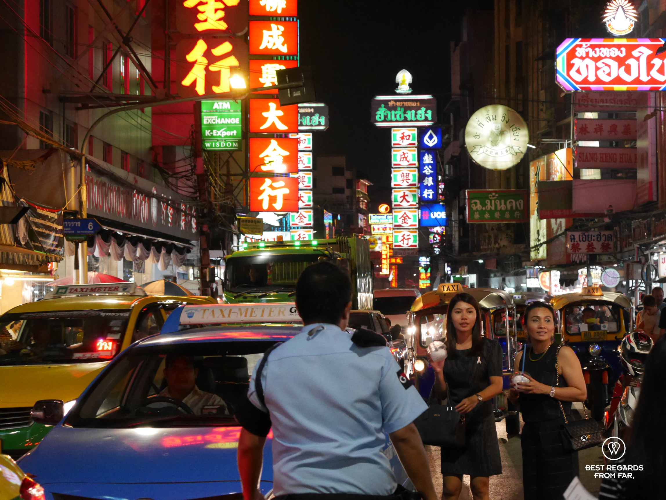 Chinatown by night, Bangkok.