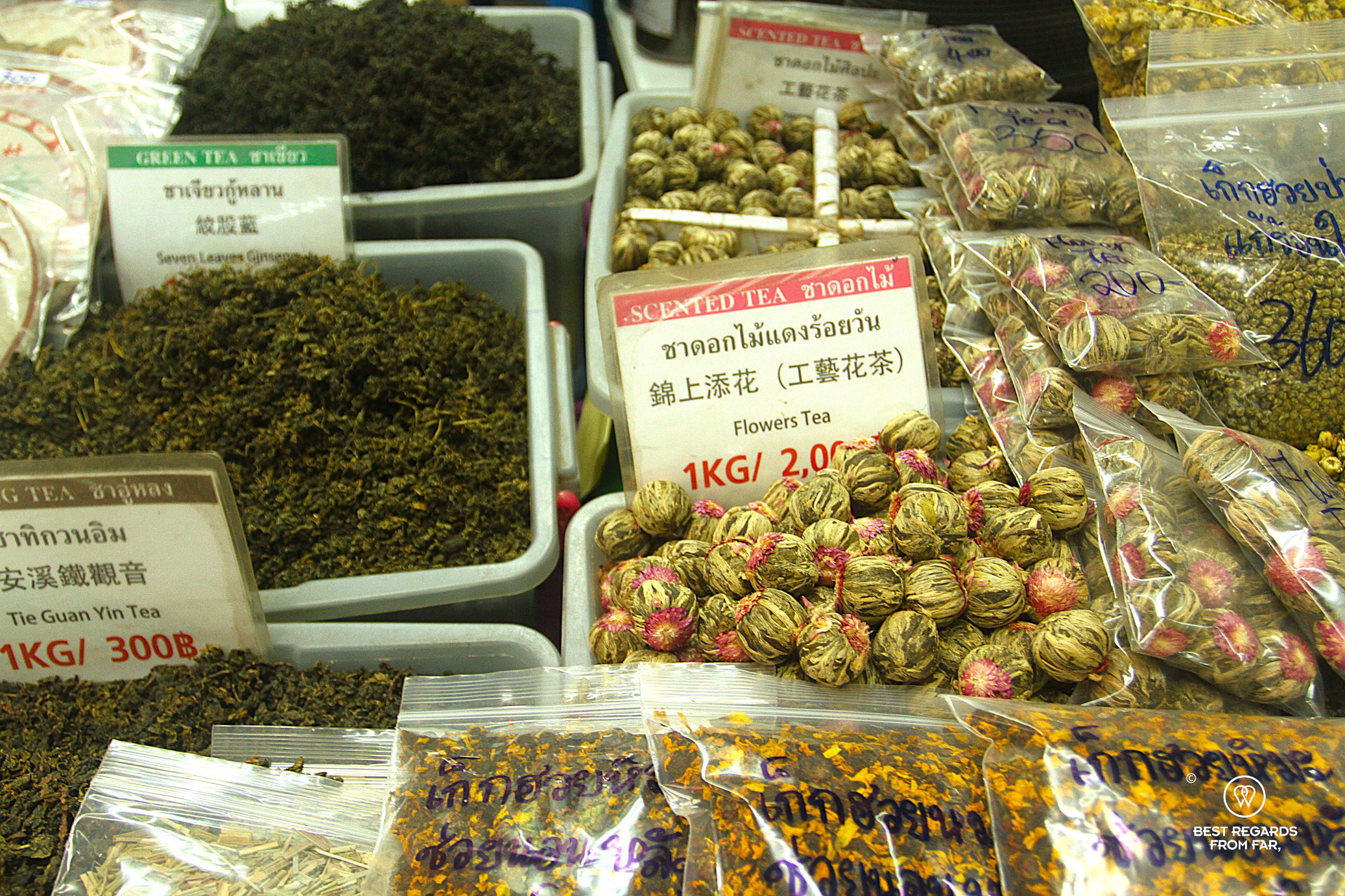 Tea sold in Chinatown in Bangkok.