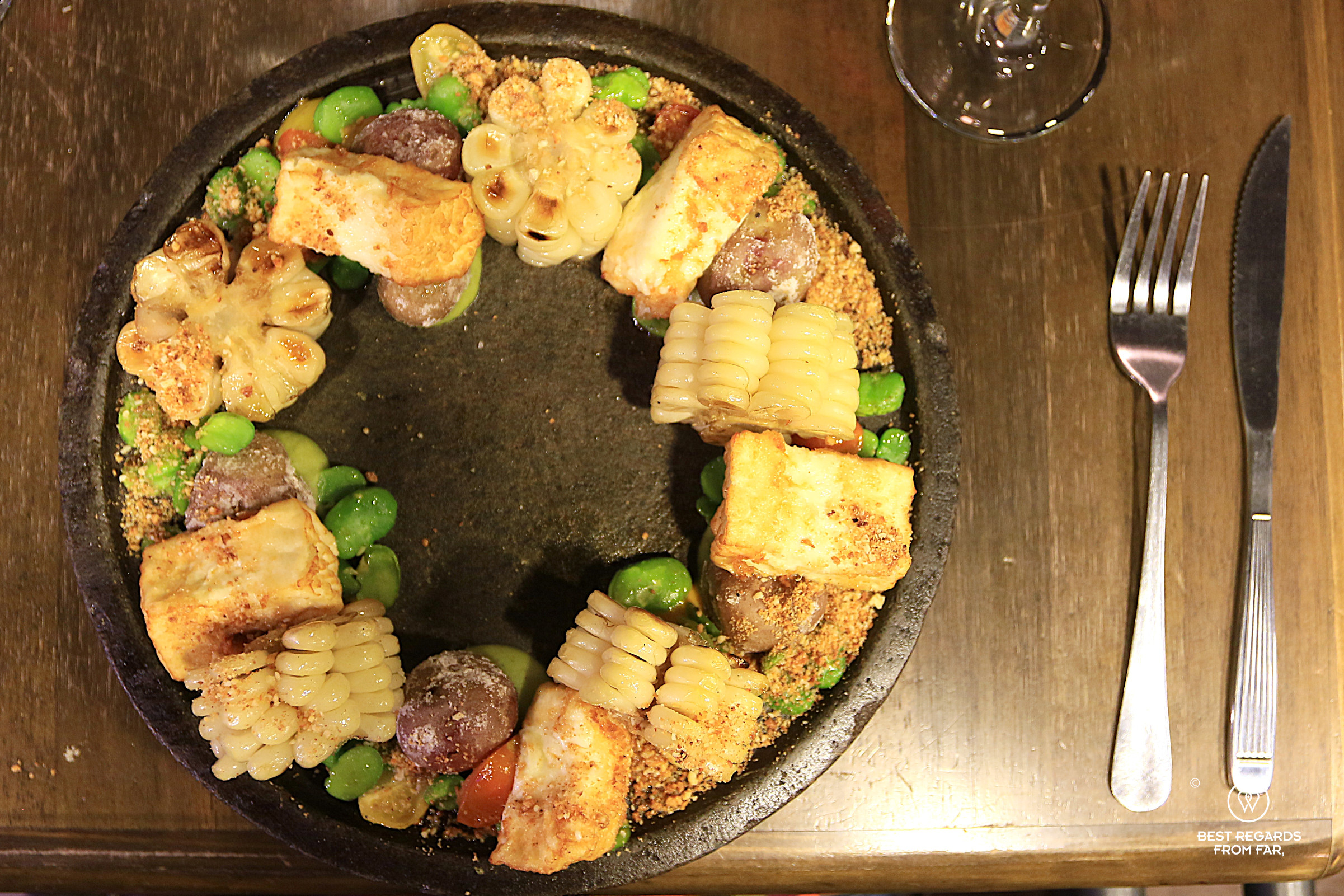 Plato paceño at La Rufina restaurant in La Paz.