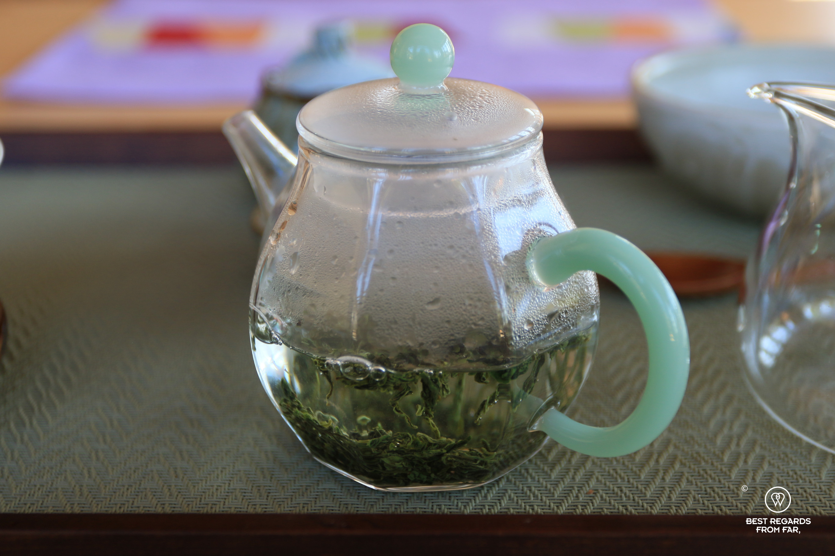 Tea pot for the tea meditation at Naksansa temple.