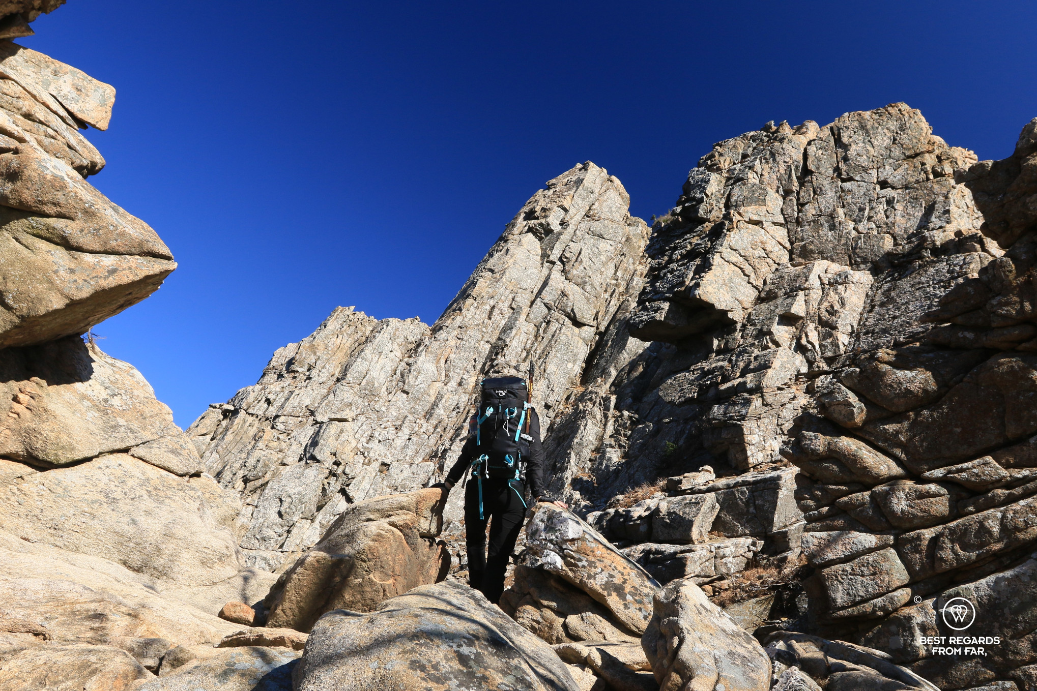 The Dinosaur Ridge hike, Seoraksan NP, South Korea.