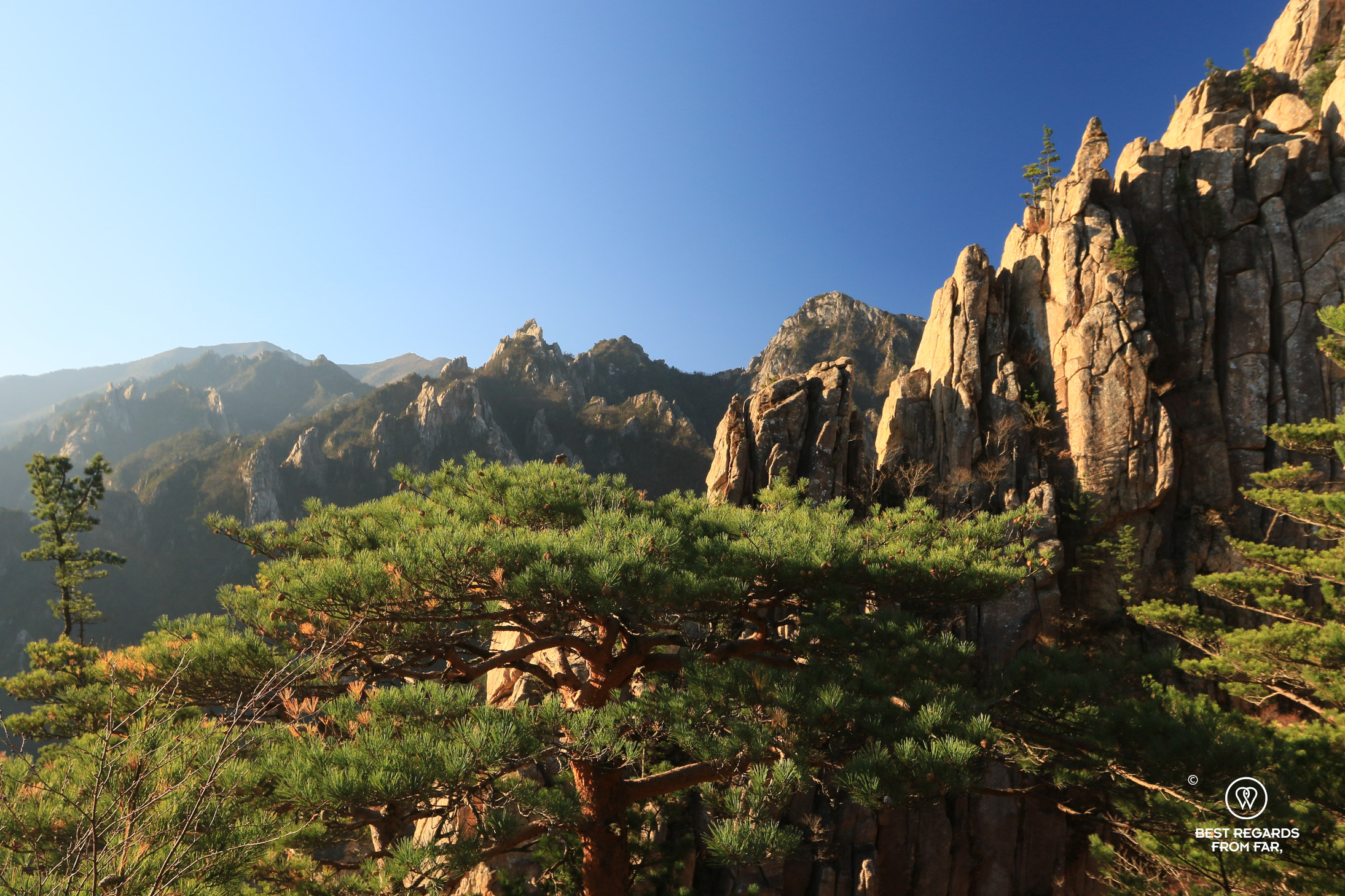 The Dinosaur Ridge hike, Seoraksan NP, South Korea.