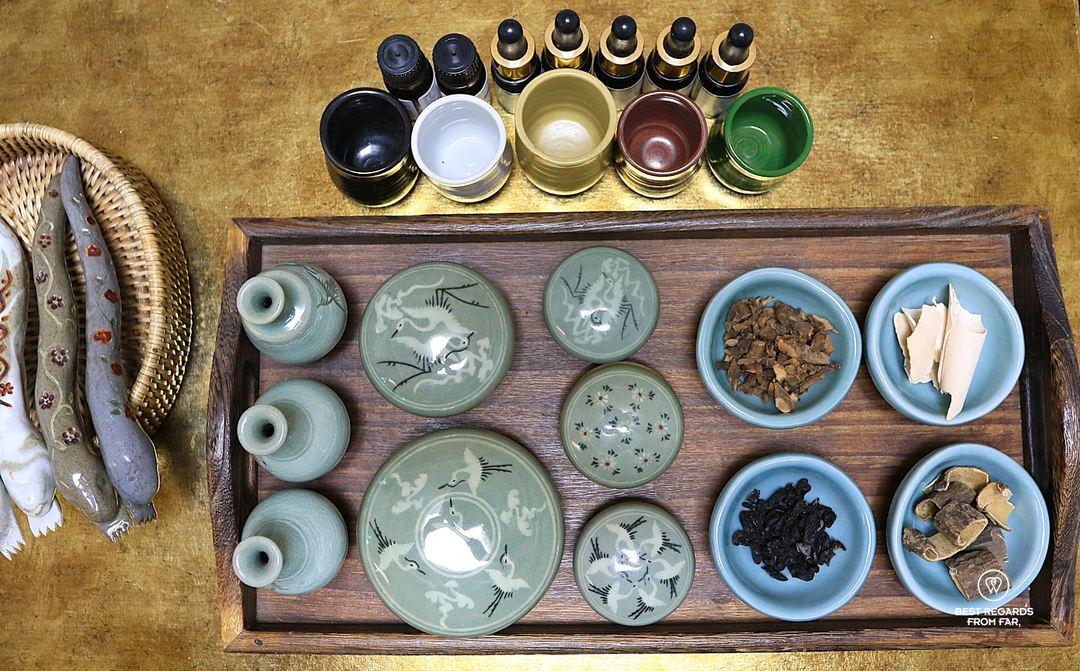 Ointments at Yeo Yong Guk Korean Spa in Seoul.