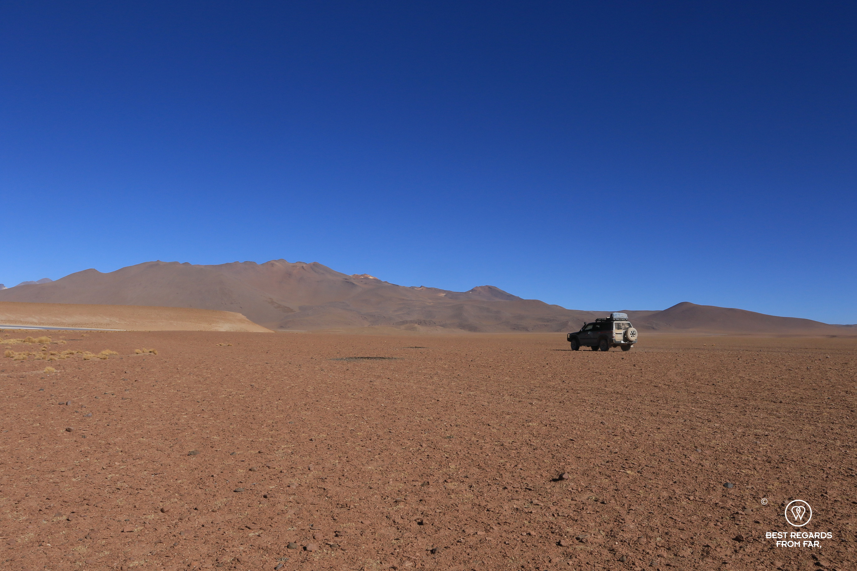 4x4 in the Bolivian altiplano.