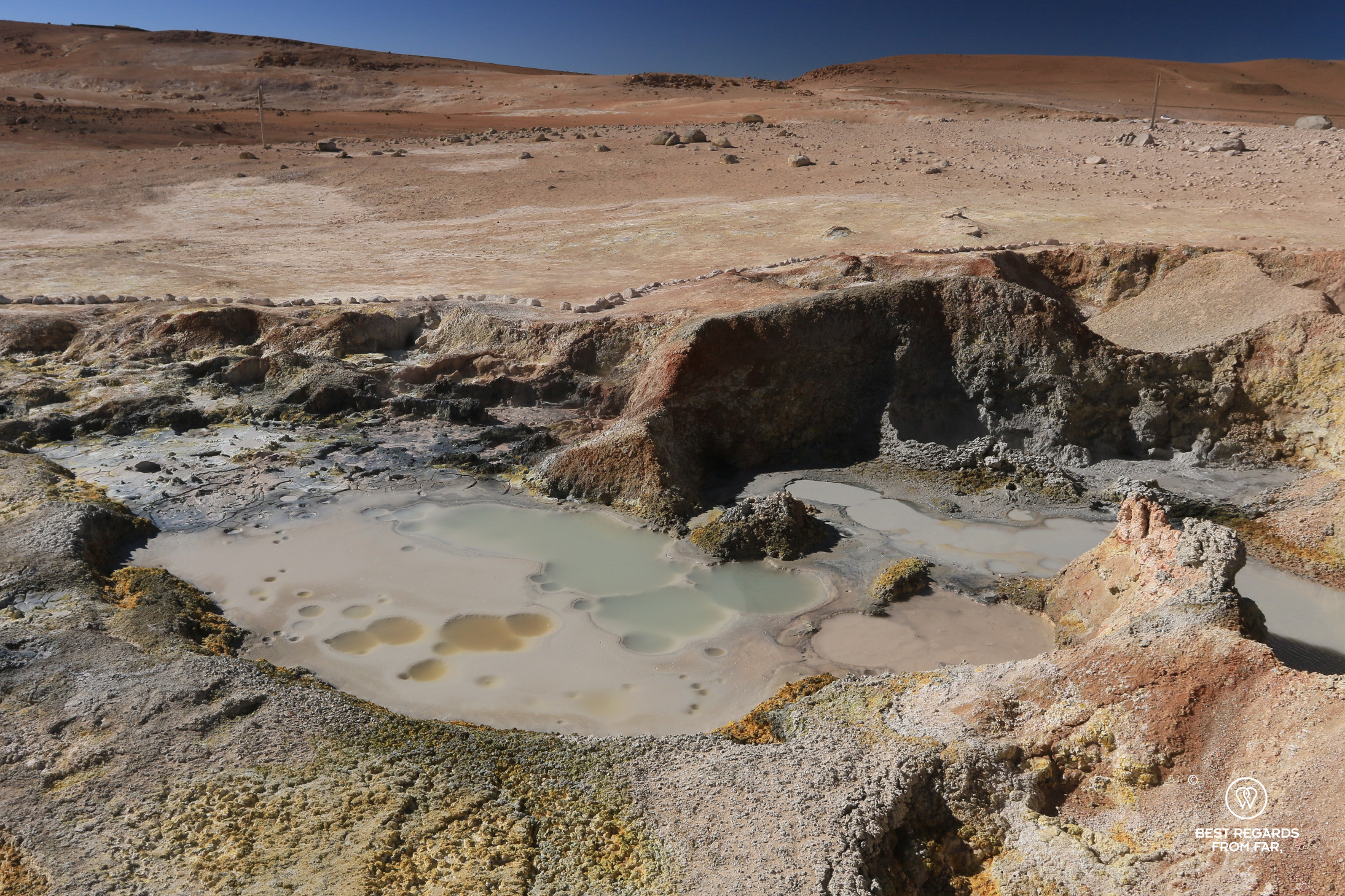Sol de mañana geysers in Bolivia.