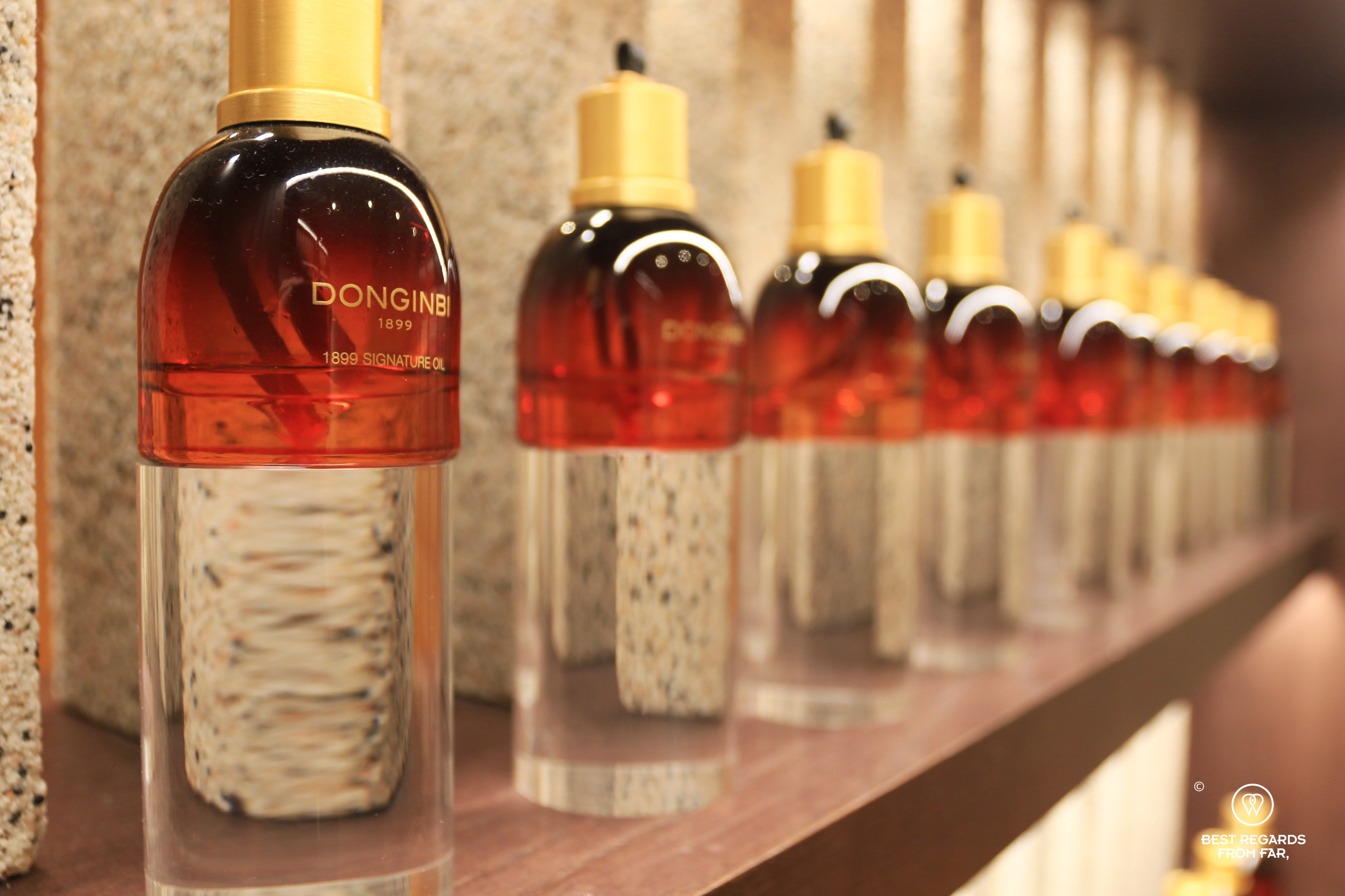 Donginbi red ginseng skincare products at Spa 1899.