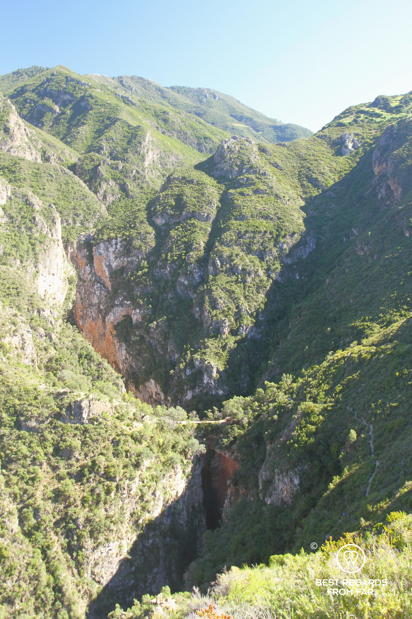 God's Bridge in the Rif Mountains.