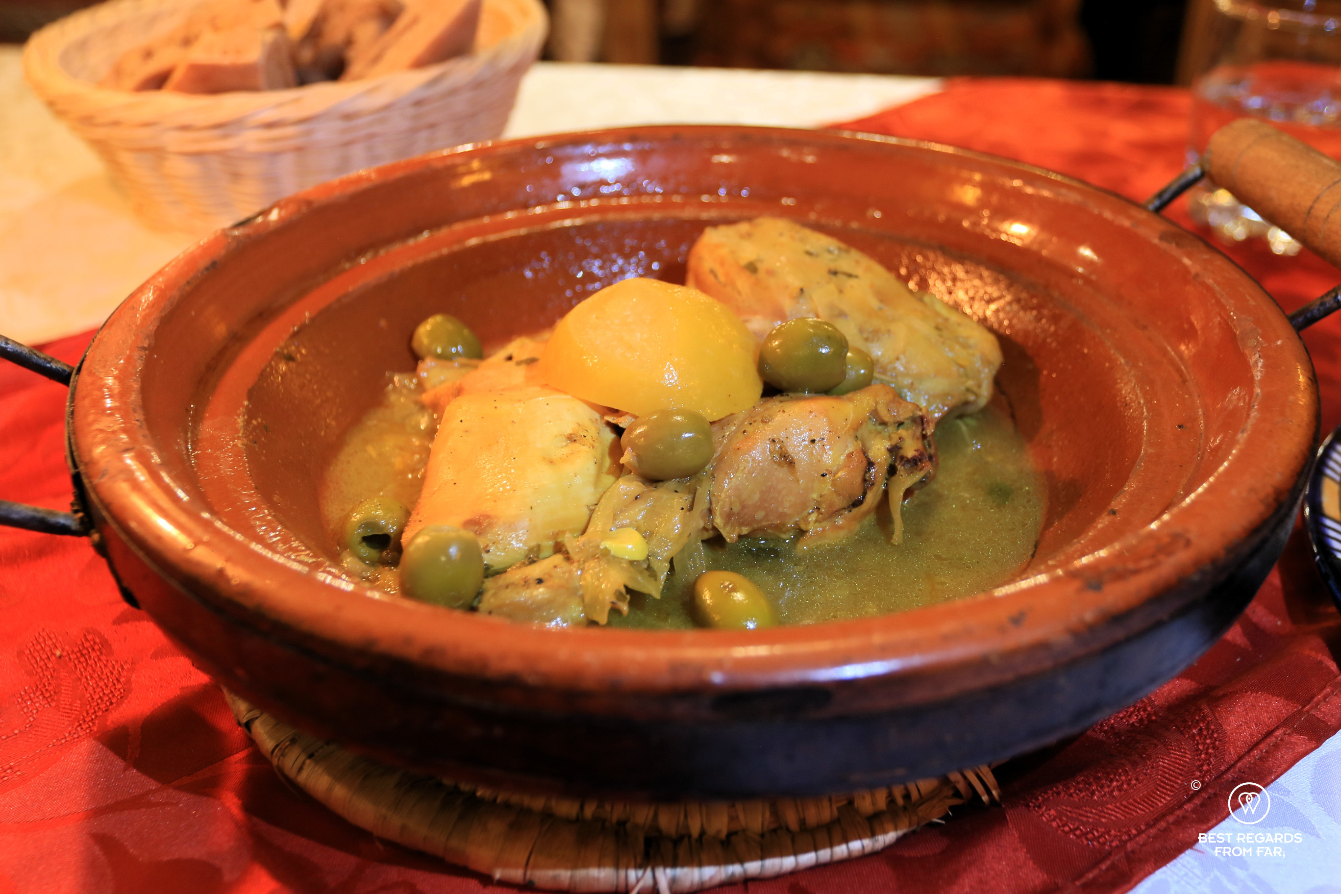 Moroccan Chicken tajine.