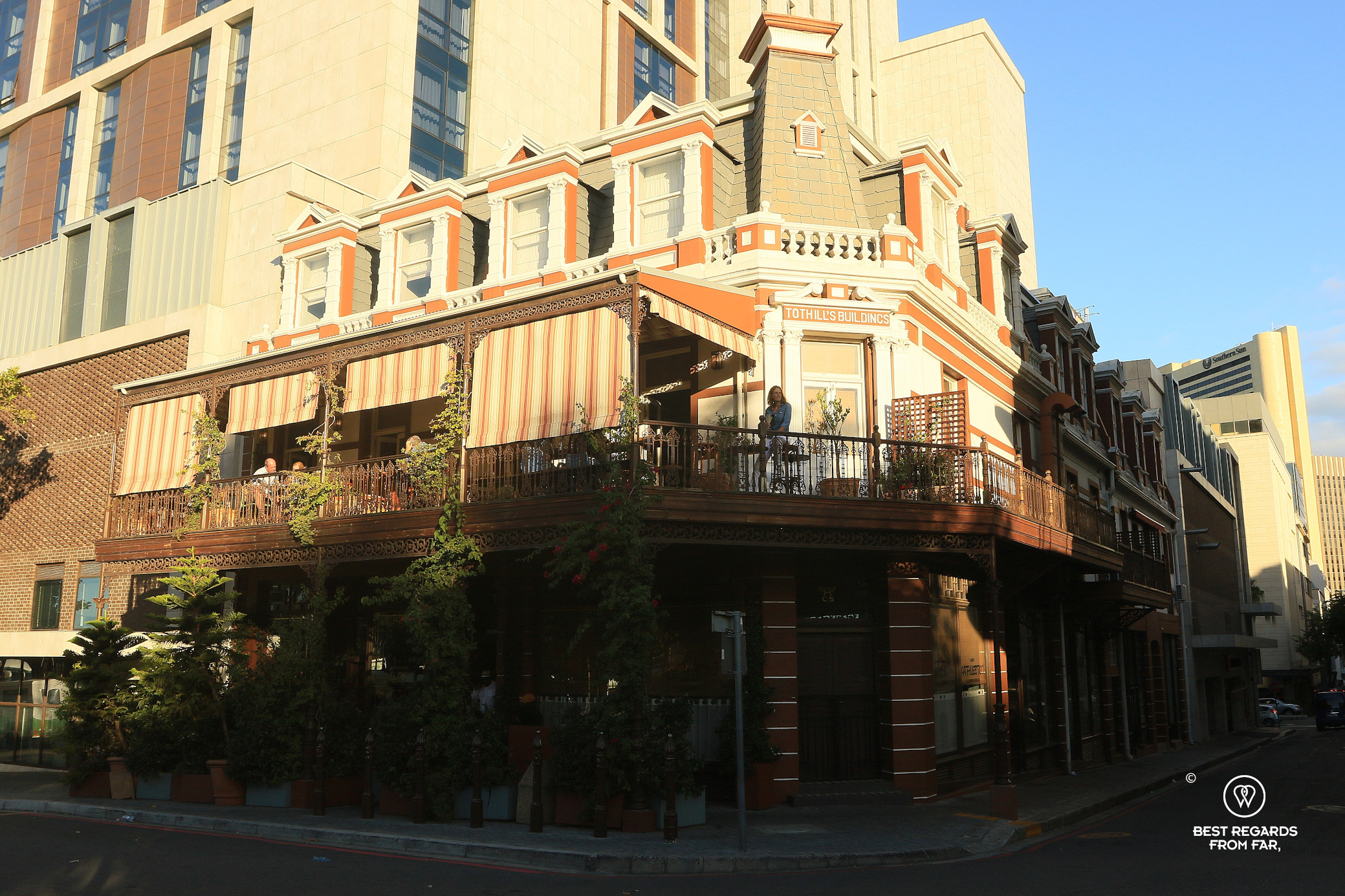 The Athletic Club and Social from the outside in Cape Town.