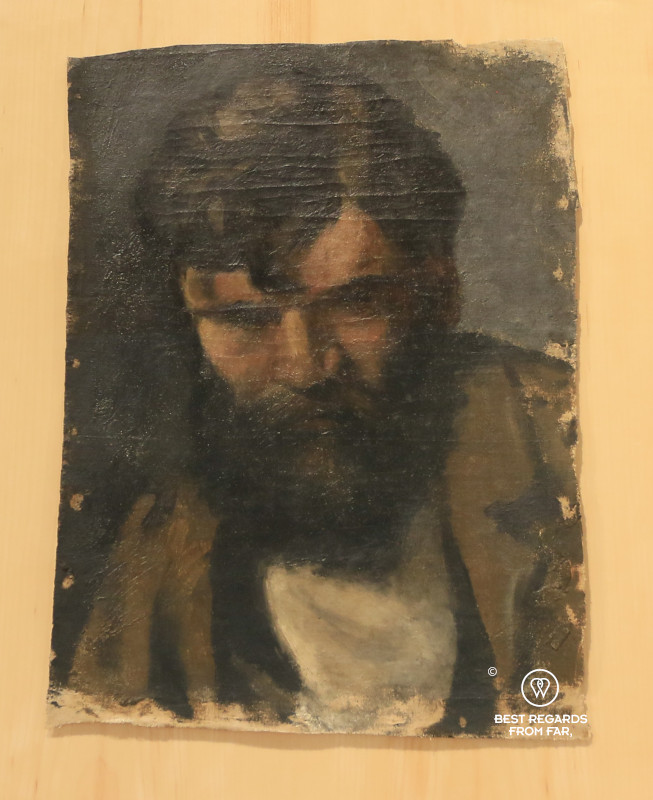 Portrait of a bearded man (1895) at the Picasso Museum in Malaga.