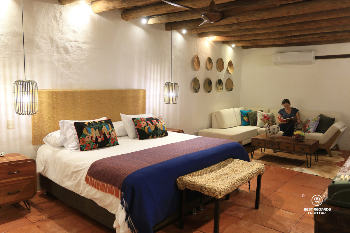 The Chicamocha suite of Casa Yahri in Barichara.