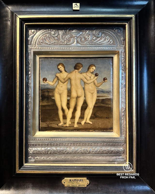 Raphael's 3 graces, Condé Museum.
