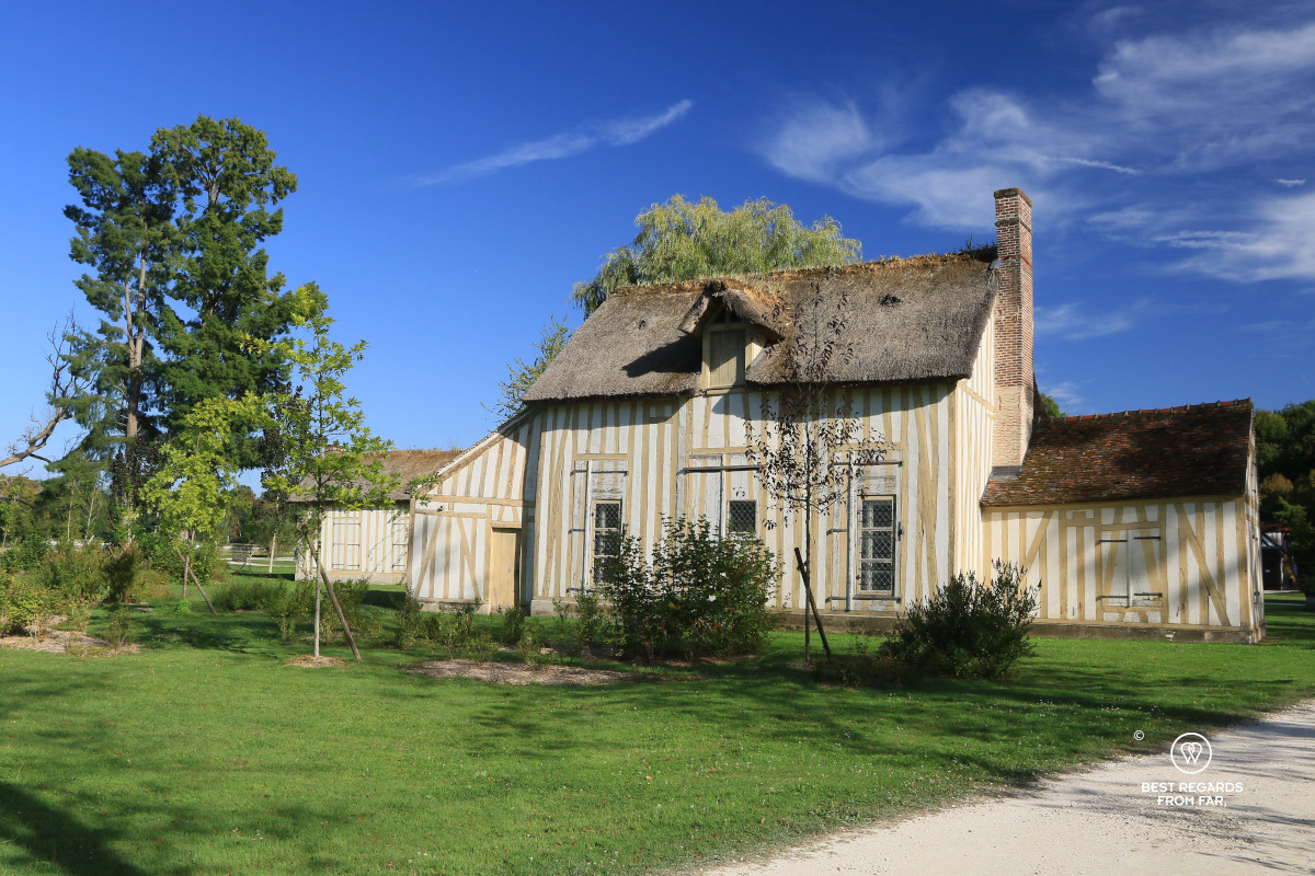 The rural hamlet of the Castle of Chantilly.