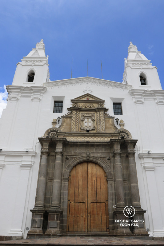 The church at the El Carmen Alto Monastery in Quito.