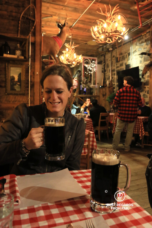 La buche sugar shack in Old Quebec.
