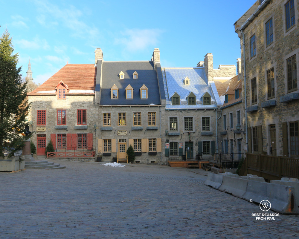 The Place Royale in Old Quebec.