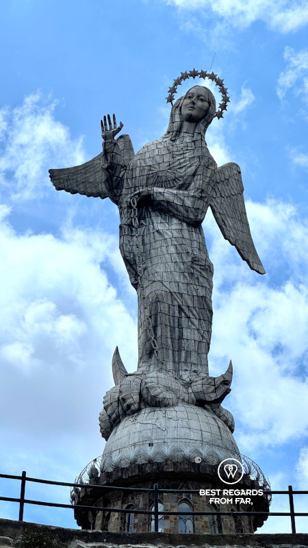 Virgin of Quito on El Panecillo.